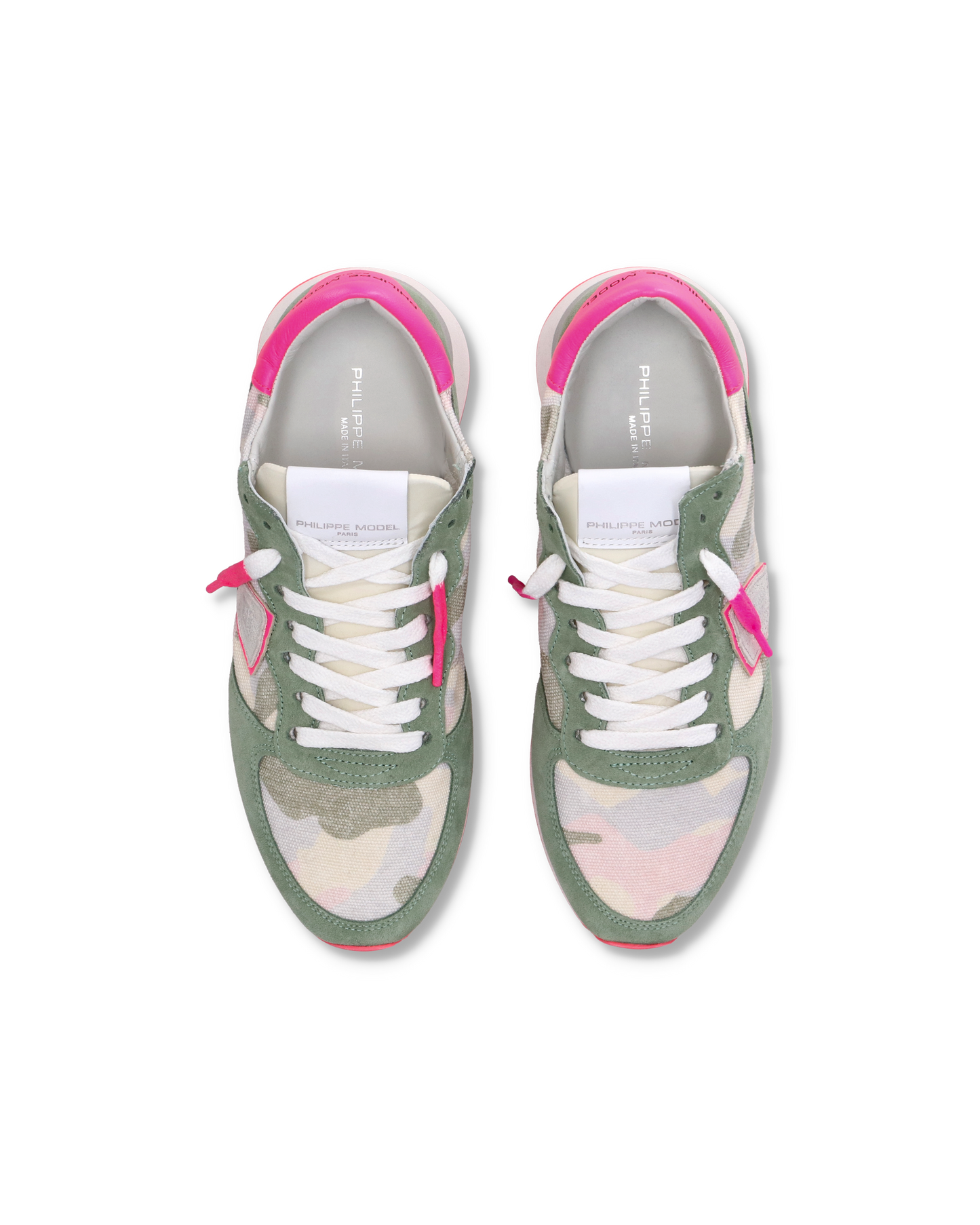 Sneakers Trpx da Donna Verde Camouflage in Tessuto Tecnico