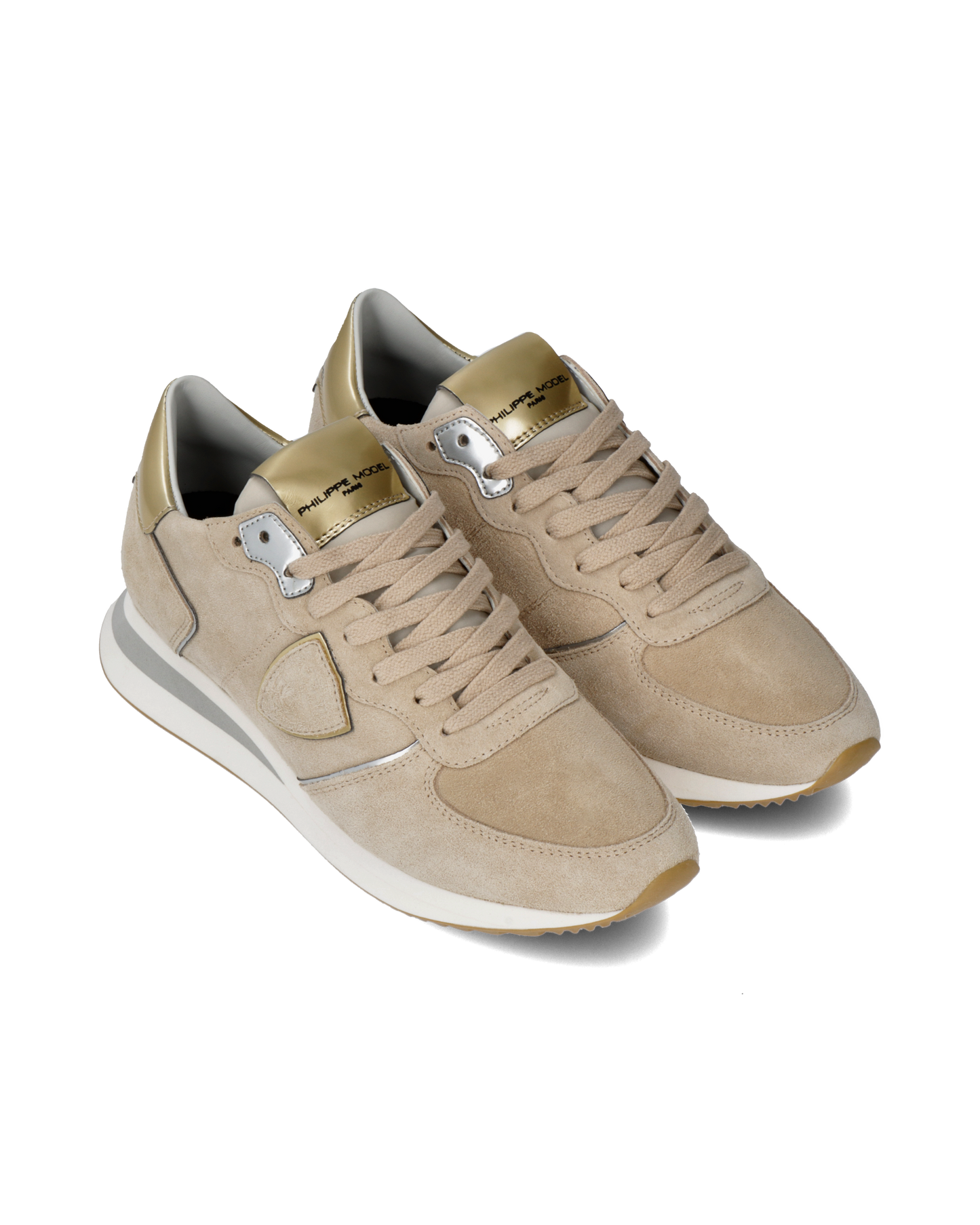 Sneaker bassa Trpx donna - beige e oro