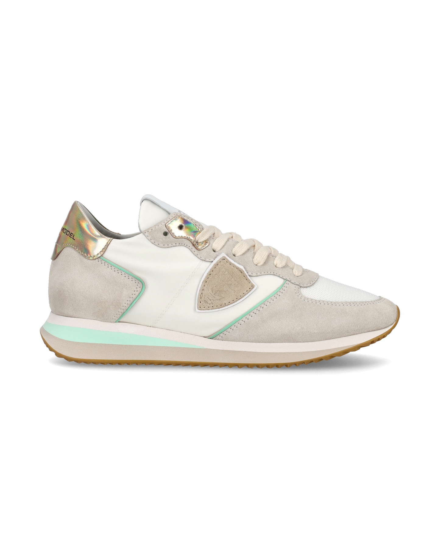 Sneaker bassa Trpx donna - bianco, acqua e oro