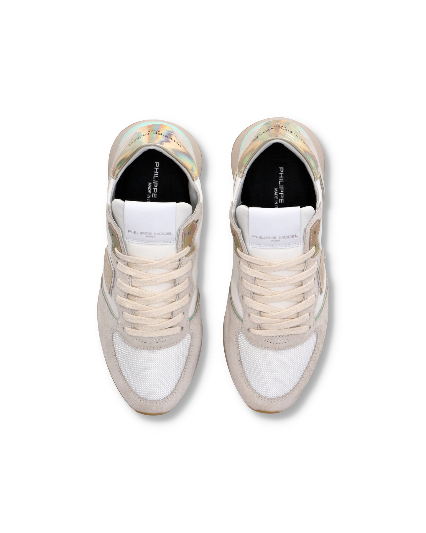 Sneaker bassa Trpx donna - bianco, acqua e oro