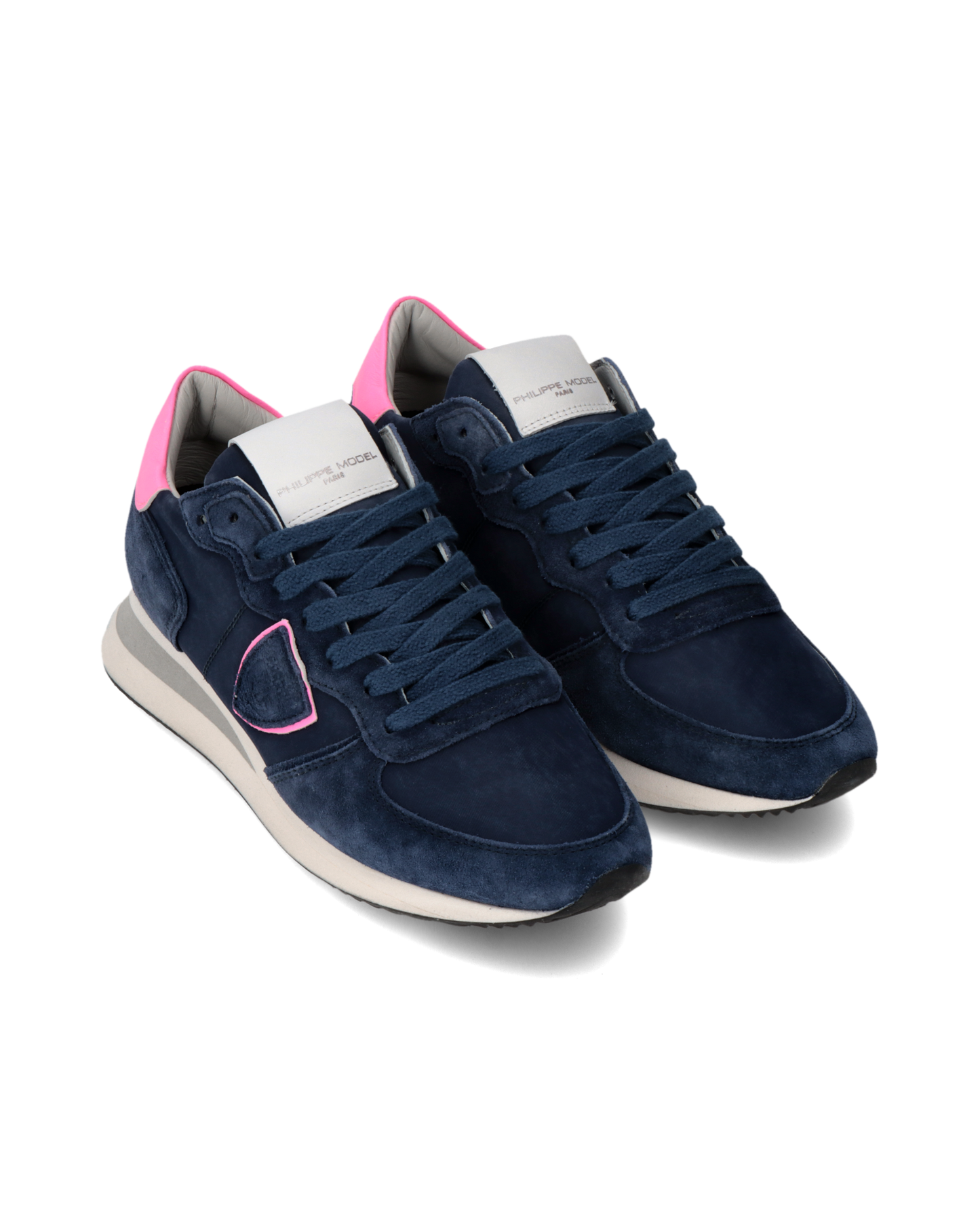 Baskets Trpx Femme, Bleu et Fuchsia