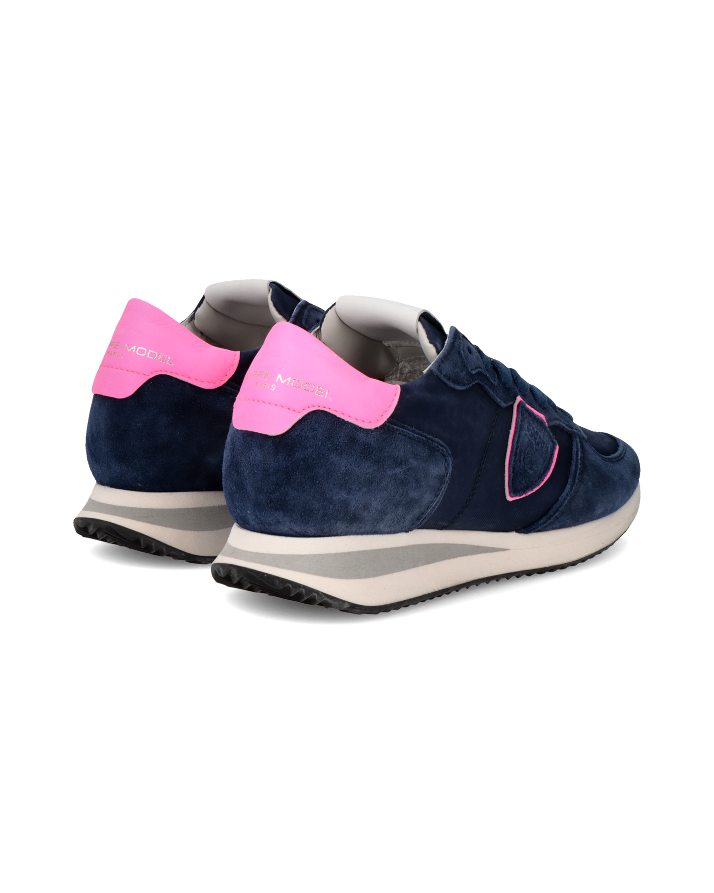 Baskets Trpx Femme, Bleu et Fuchsia