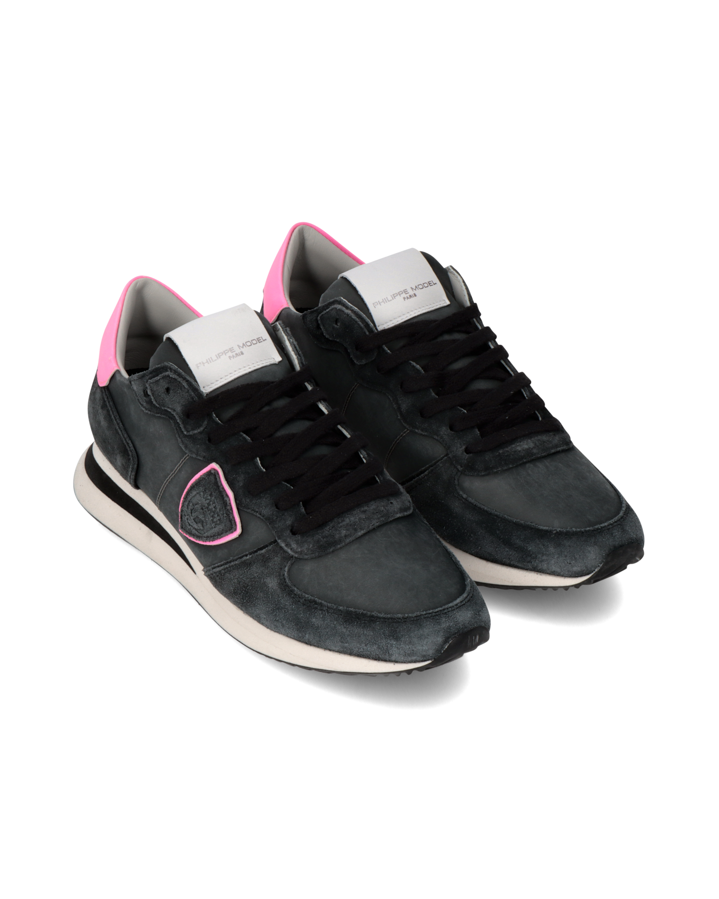 Sneakers Trpx Running Women, Black Fuchsia