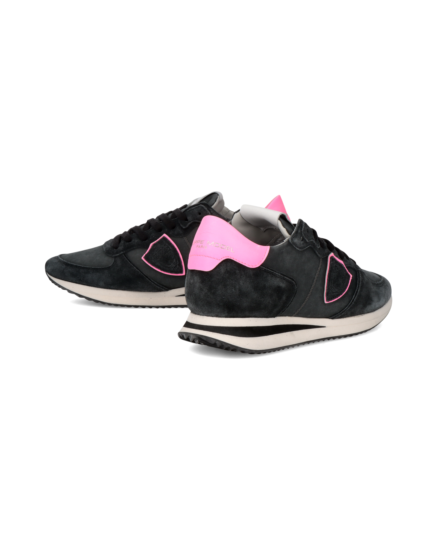 Sneakers Trpx Running Women, Black Fuchsia