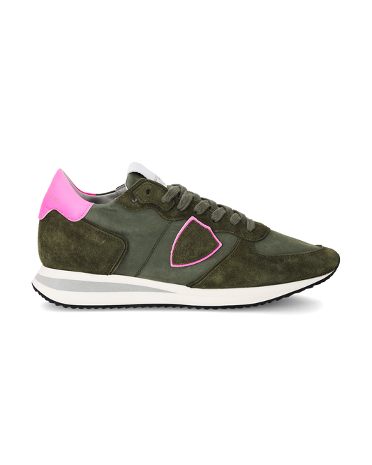 Sneaker Trpx Donna, Verde Militare e Fucsia