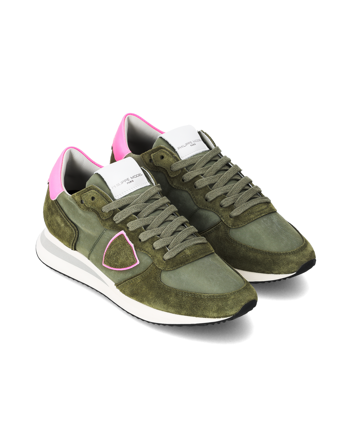 Sneaker Trpx Donna, Verde Militare e Fucsia