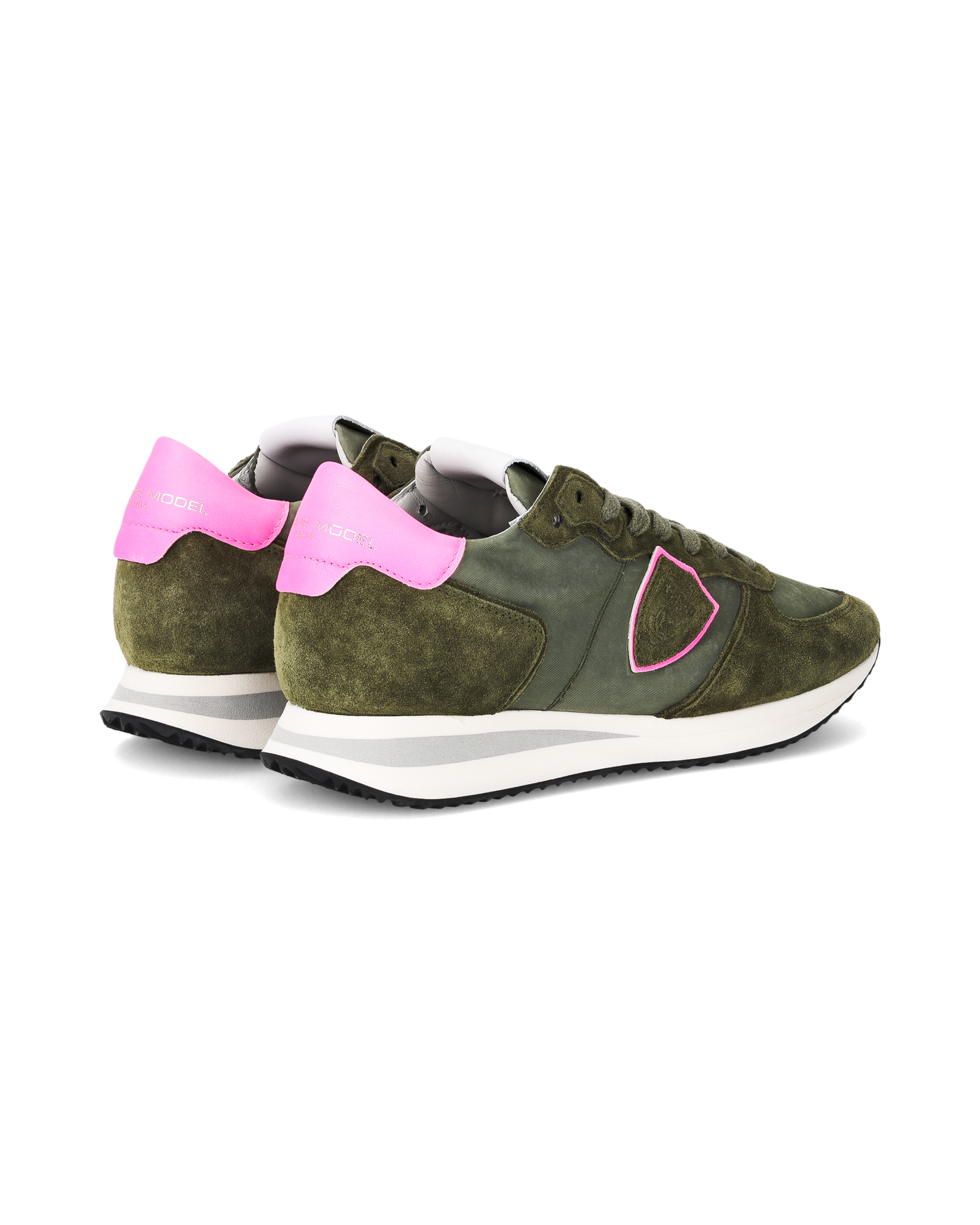 Sneaker Trpx Donna, Verde Militare e Fucsia