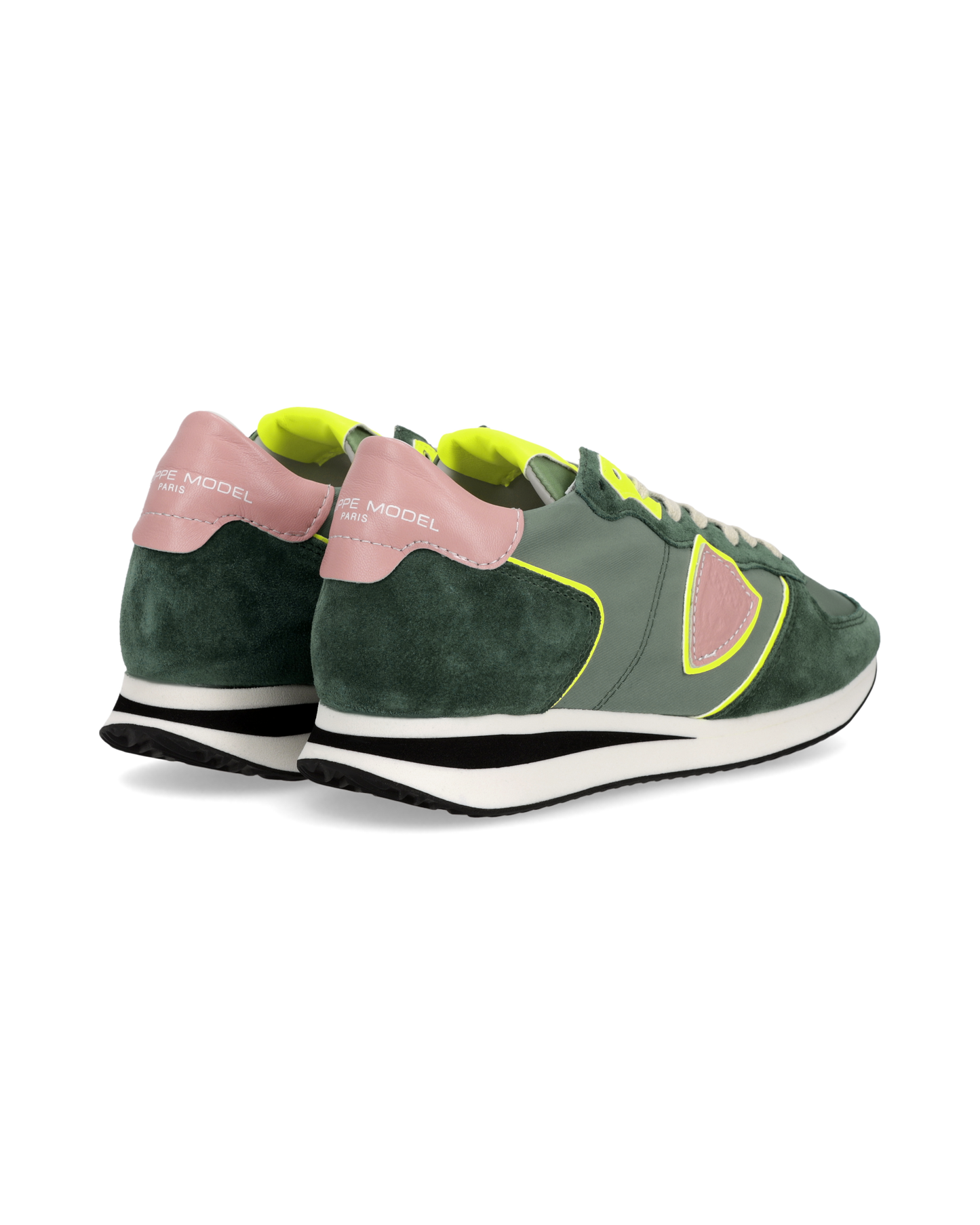 Sneakers Trpx Donna, Verde Bosco Rosa Giallo Fluo