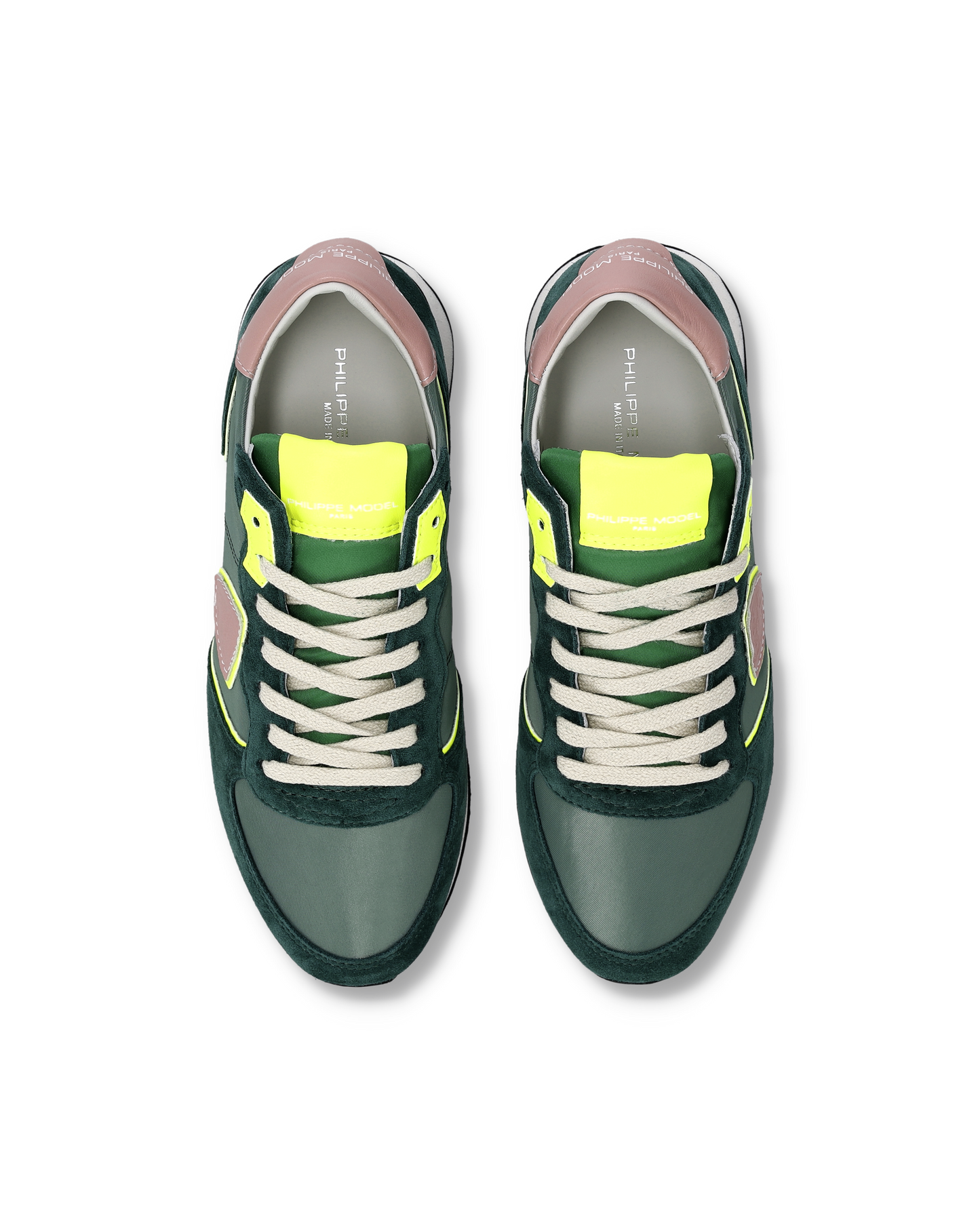 Sneakers Trpx Donna, Verde Bosco Rosa Giallo Fluo