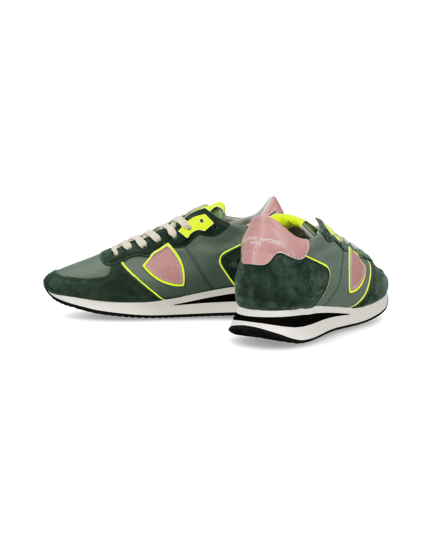 Sneakers Trpx Donna, Verde Bosco Rosa Giallo Fluo