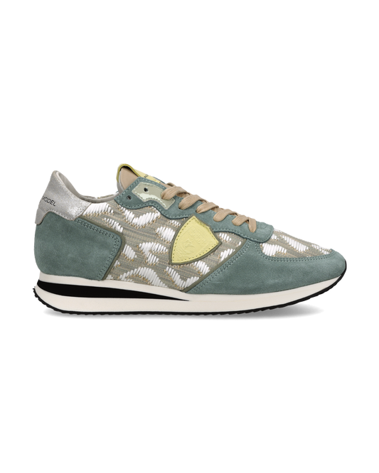 Zapatillas Trpx Para Mujer, Verde Salvia Plateado