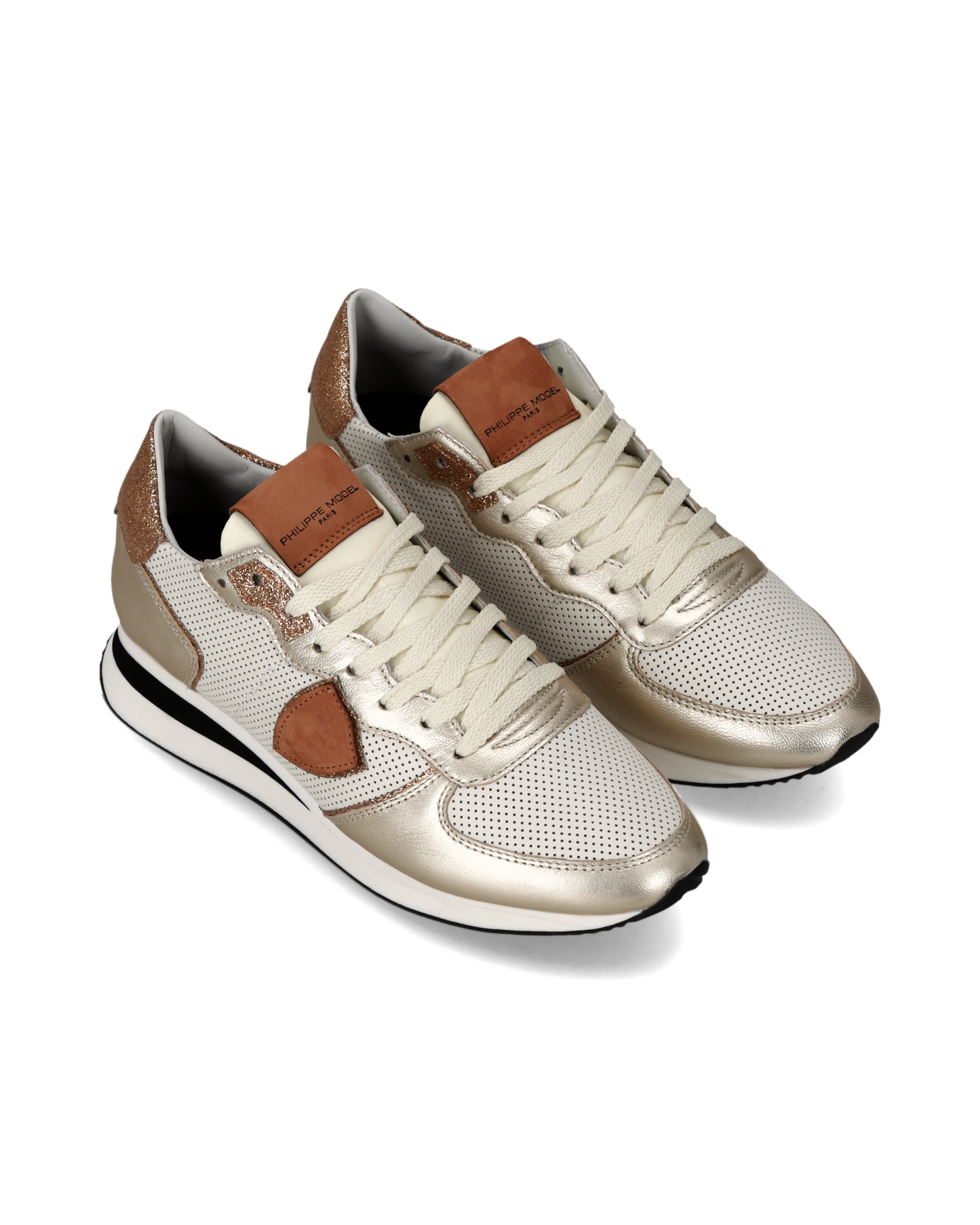 Sneakers Trpx Donna, Beige Oro Bronzo