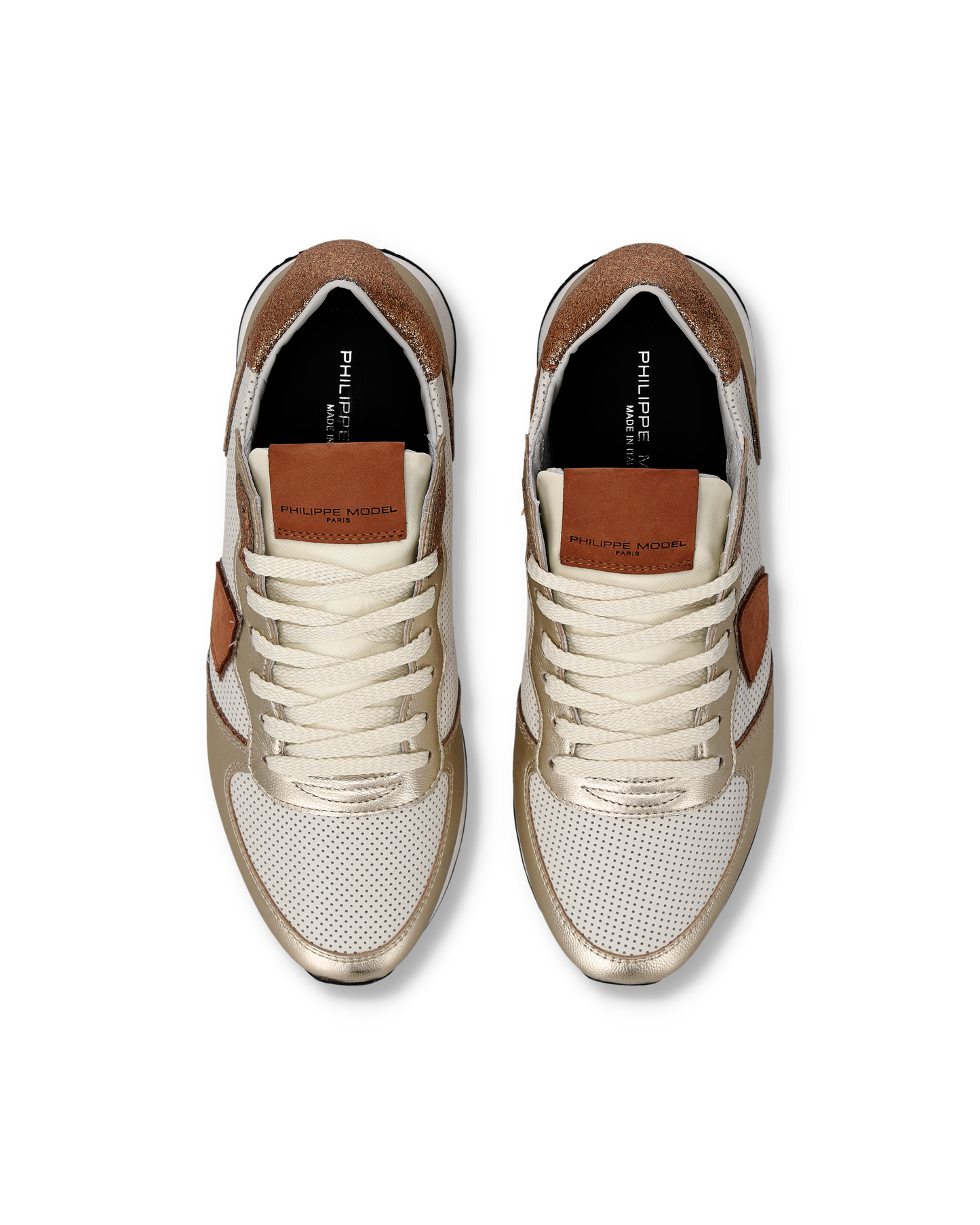 Sneakers Trpx Donna, Beige Oro Bronzo
