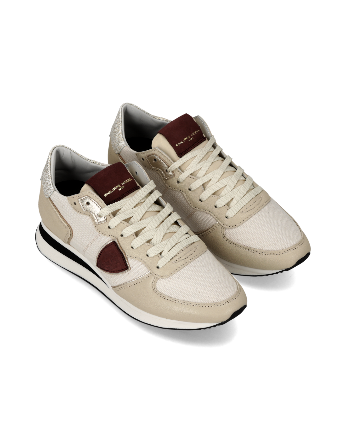 Sneakers Trpx Donna, Beige Sabbia Bordeaux