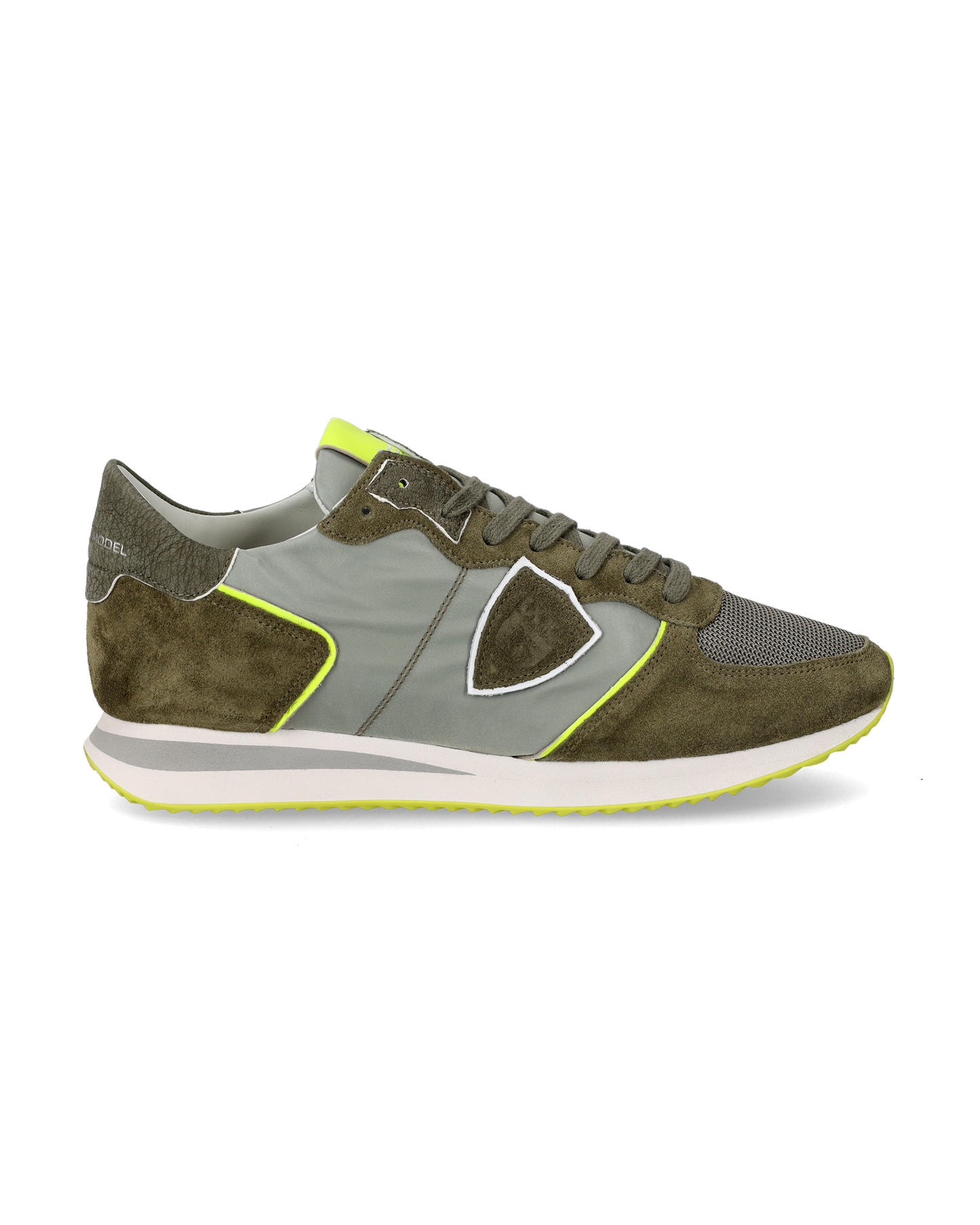 Sneakers Trpx da Uomo Verde militare e Gialle in Tessuto Tecnico