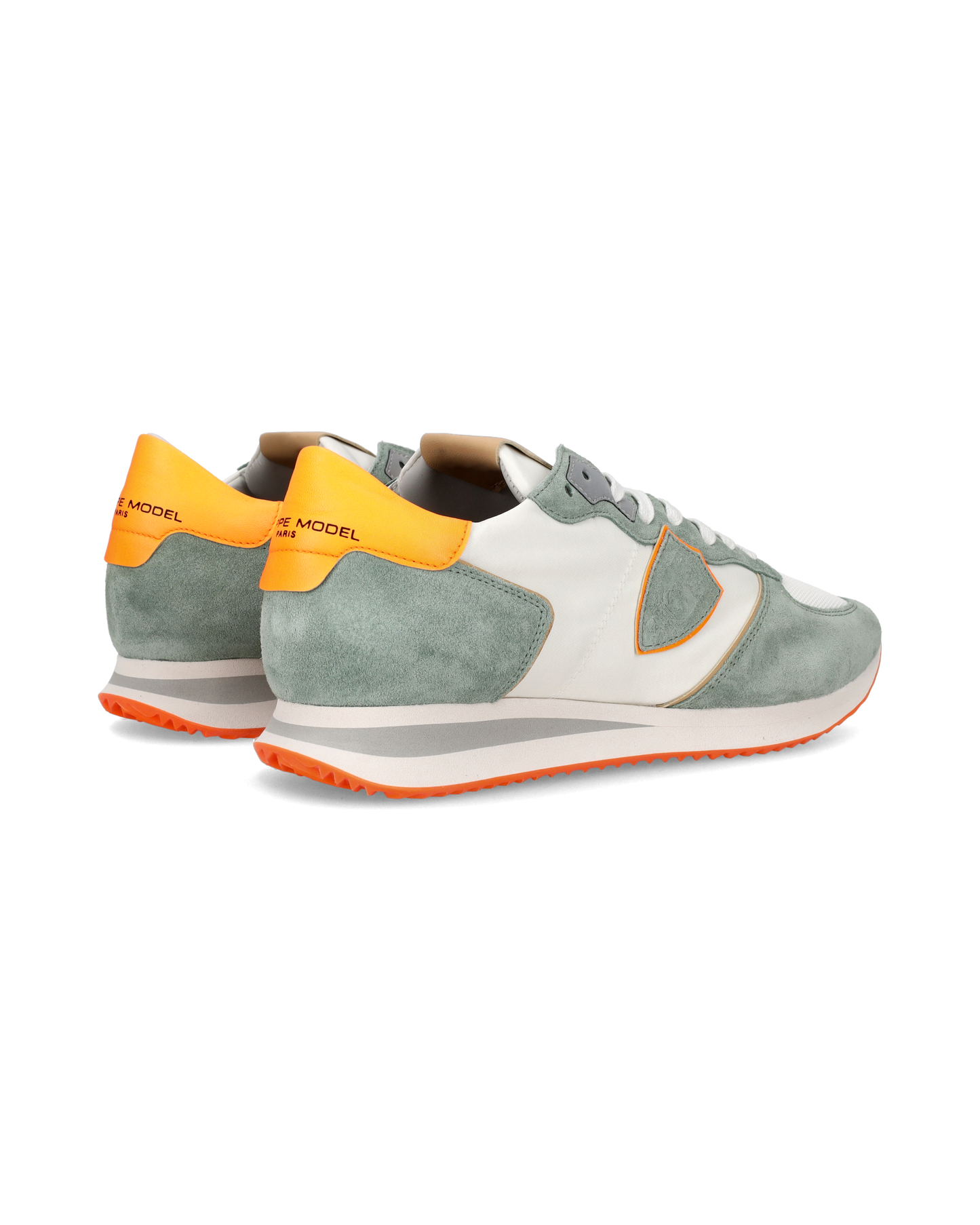 Sneaker bassa Trpx uomo - bianco, verde e arancio