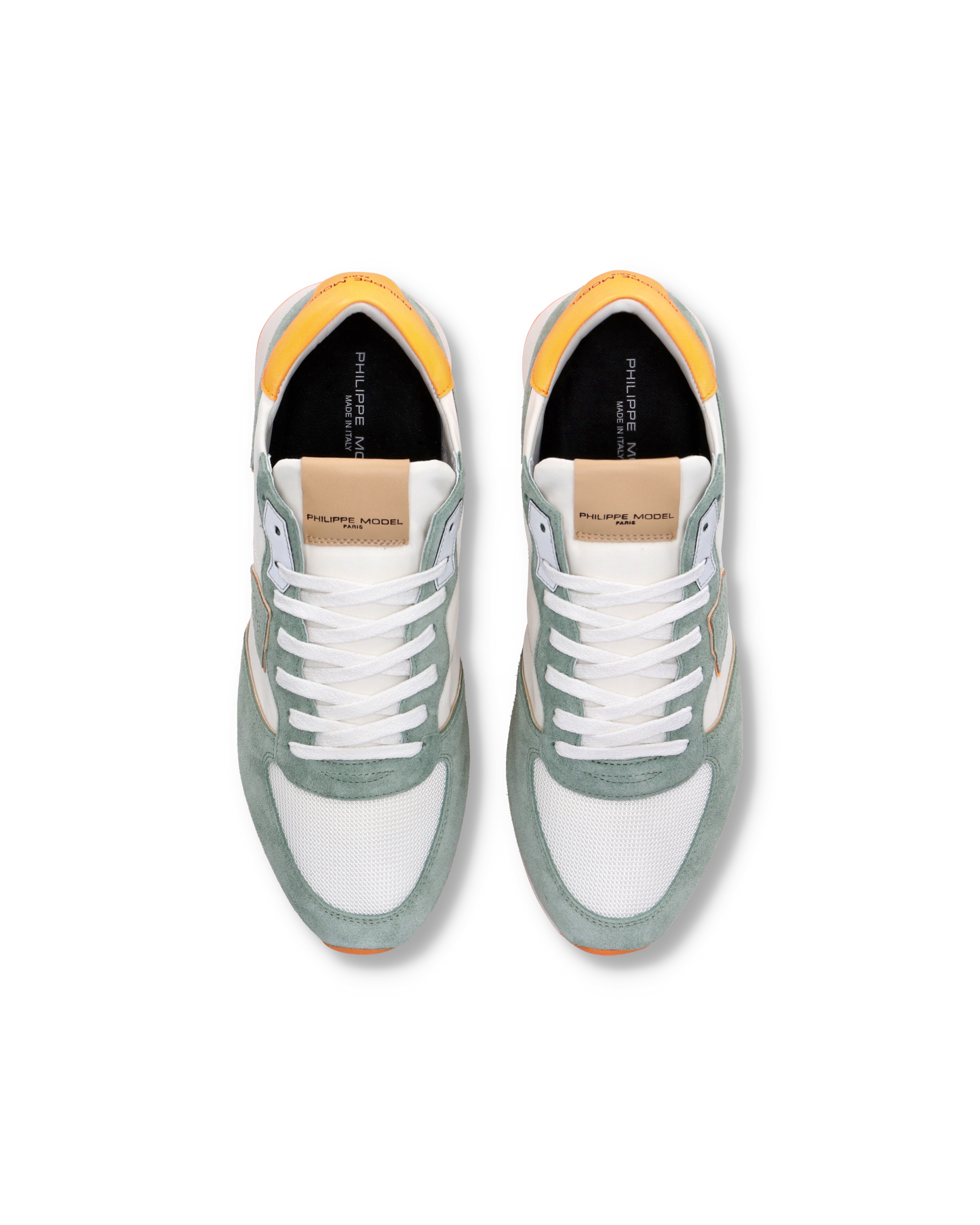 Sneaker bassa Trpx uomo - bianco, verde e arancio