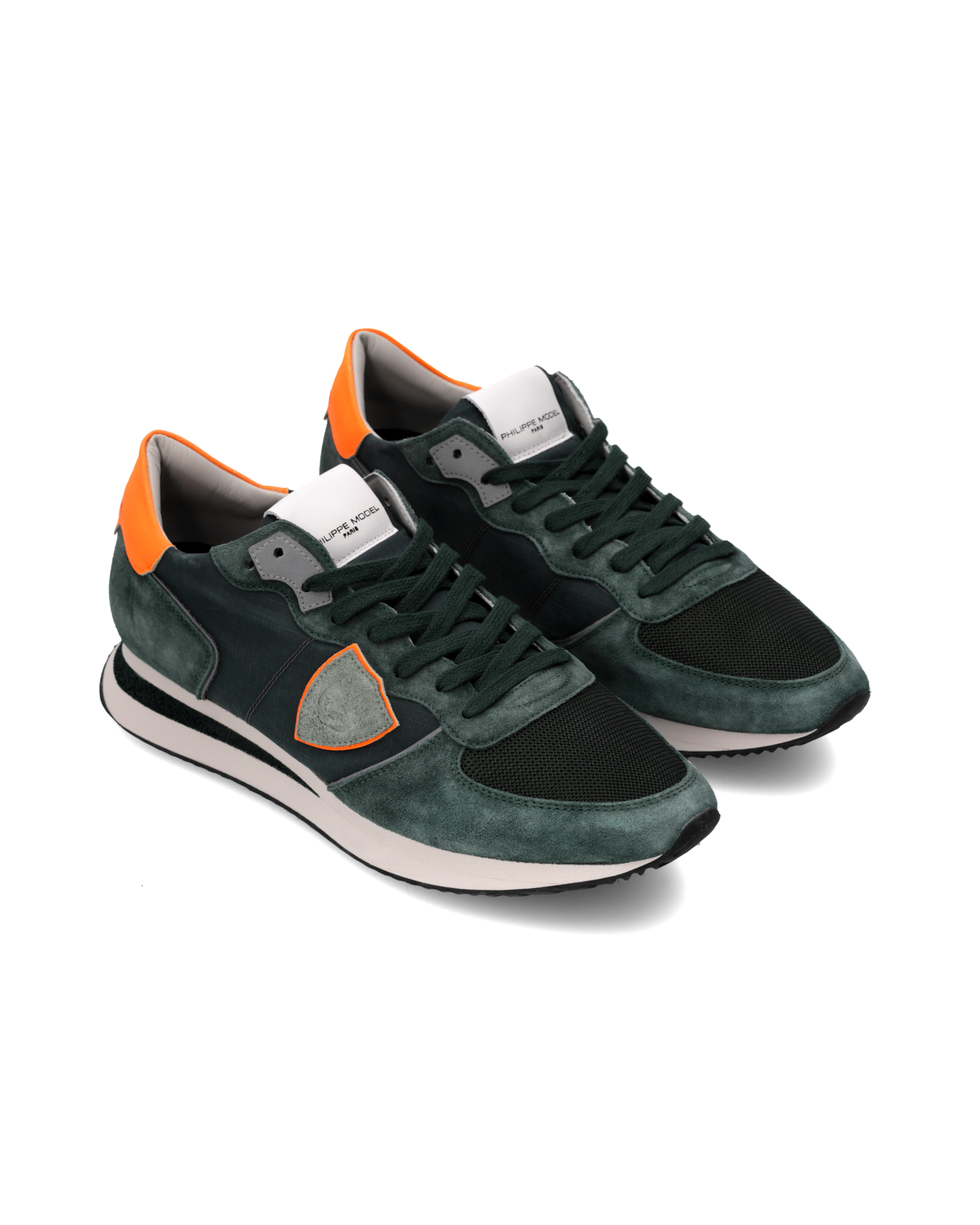 Baskets Trpx Homme, Vert et Orange