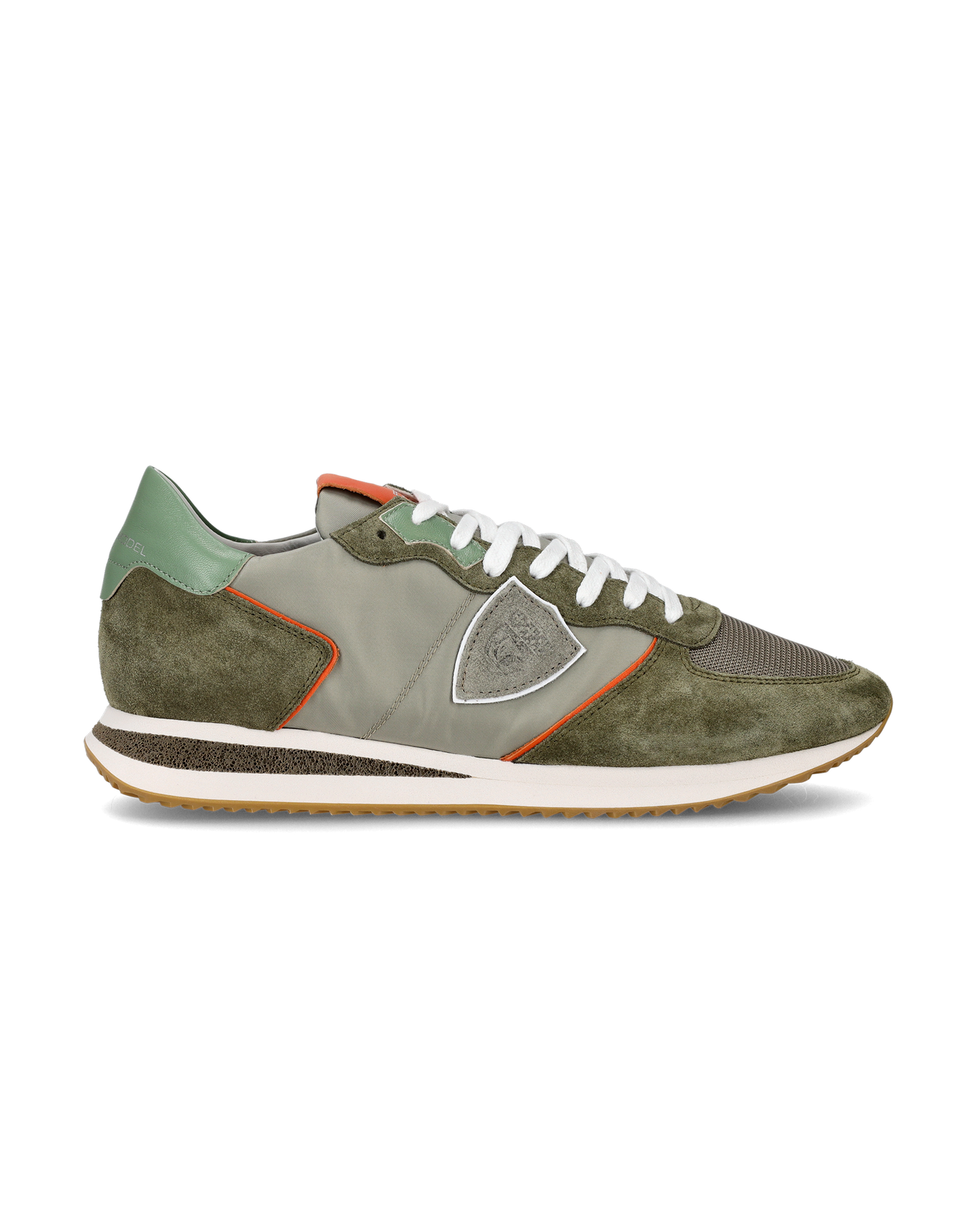 Sneaker bassa Trpx uomo - verde e arancio