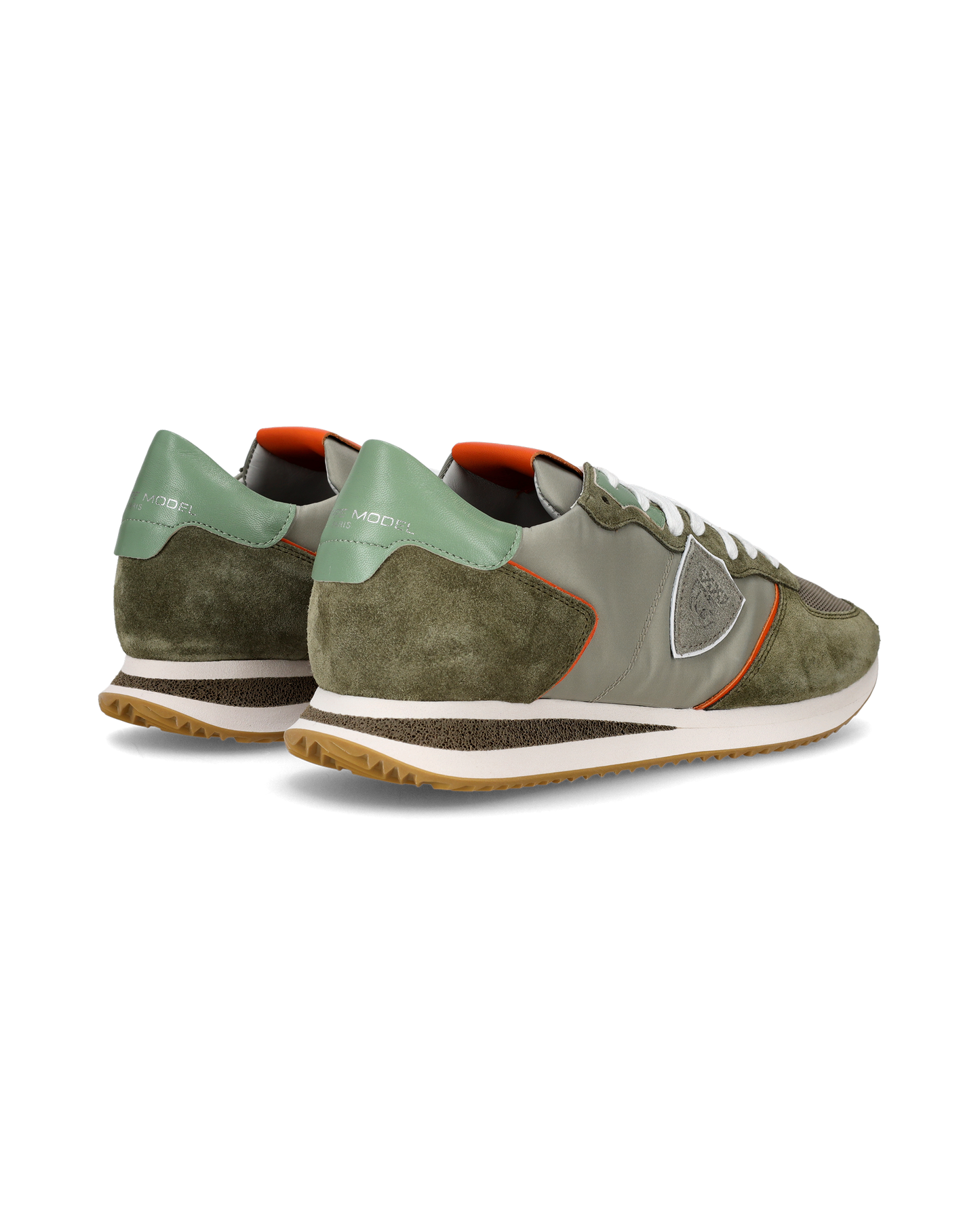 Sneaker bassa Trpx uomo - verde e arancio