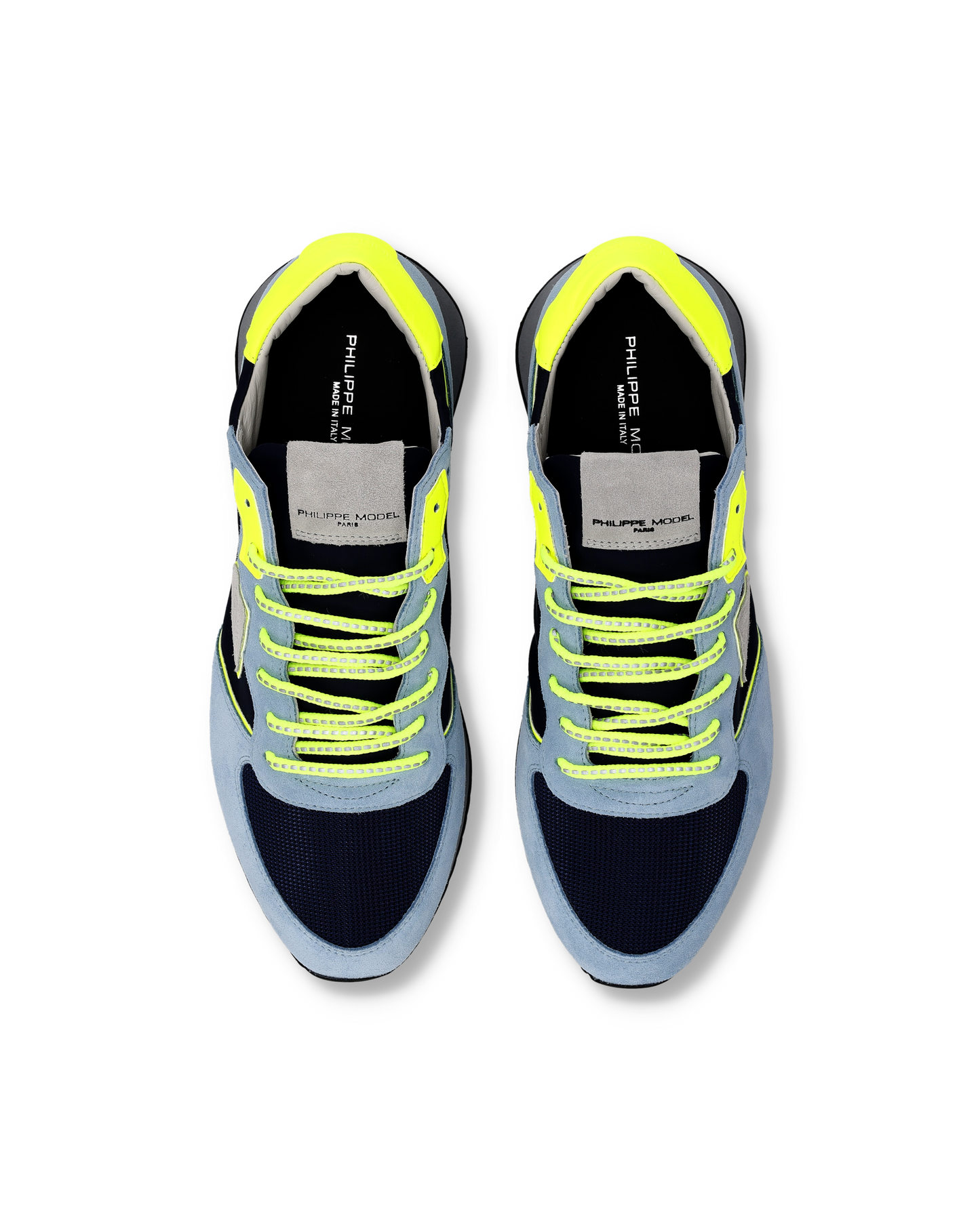 Sneakers Trpx Uomo, Azzurro Blu Oceano Giallo Fluo