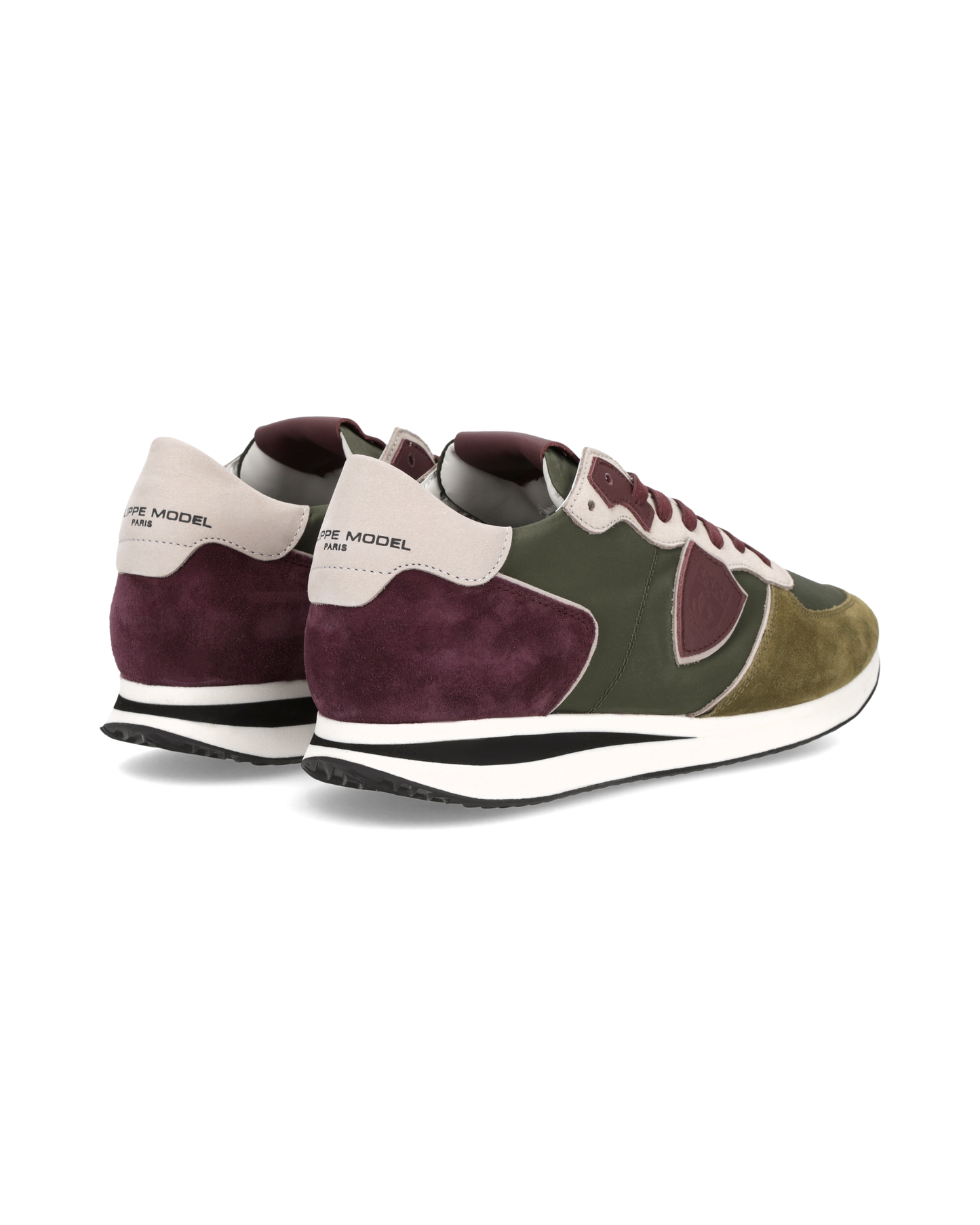 Sneakers Trpx Men, Military Green Burgundy