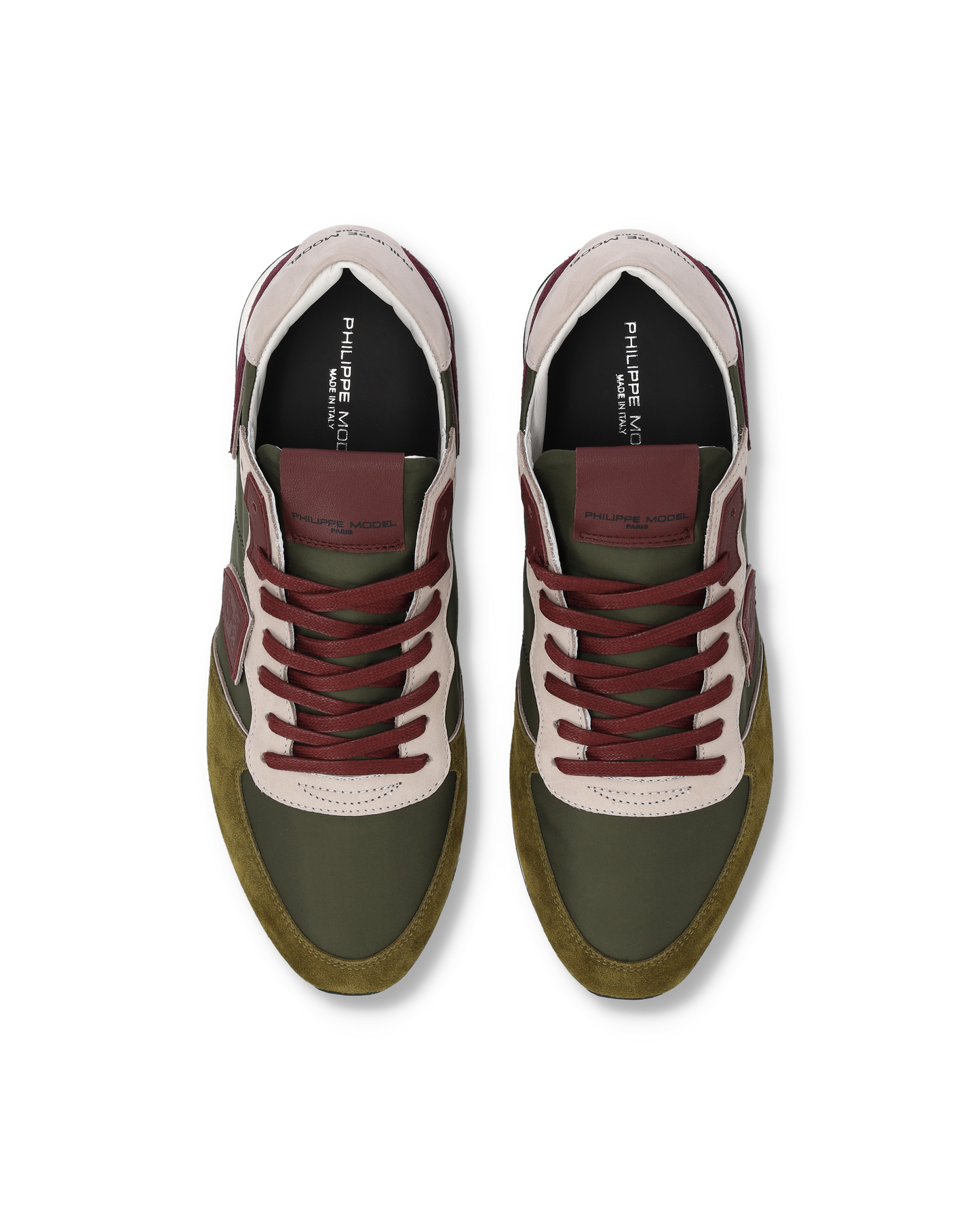 Sneakers Trpx Men, Military Green Burgundy