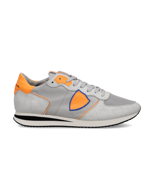 Zapatillas Trpx Para Hombre, Gris Naranja