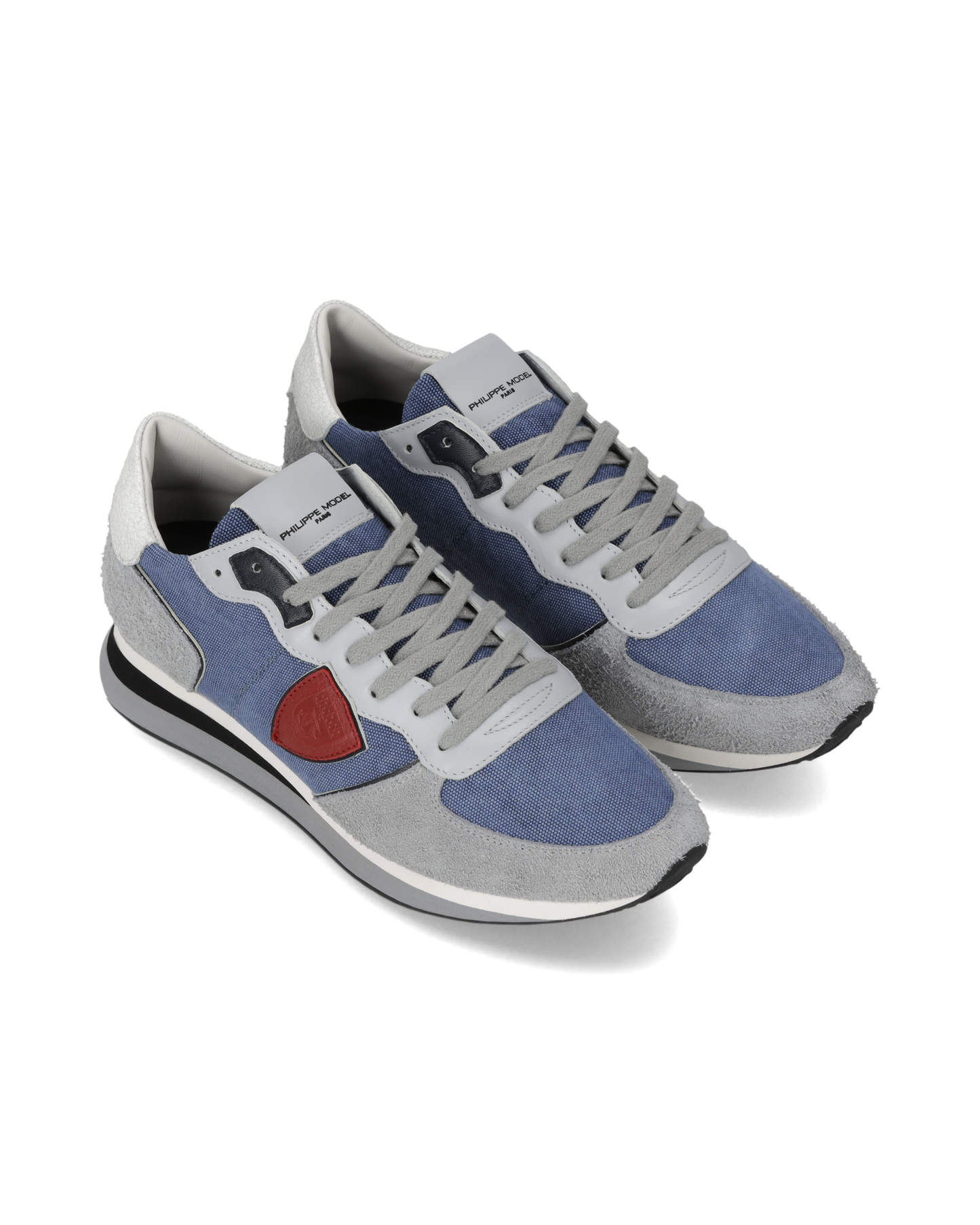 Sneakers Trpx Men, Denim Grey Red