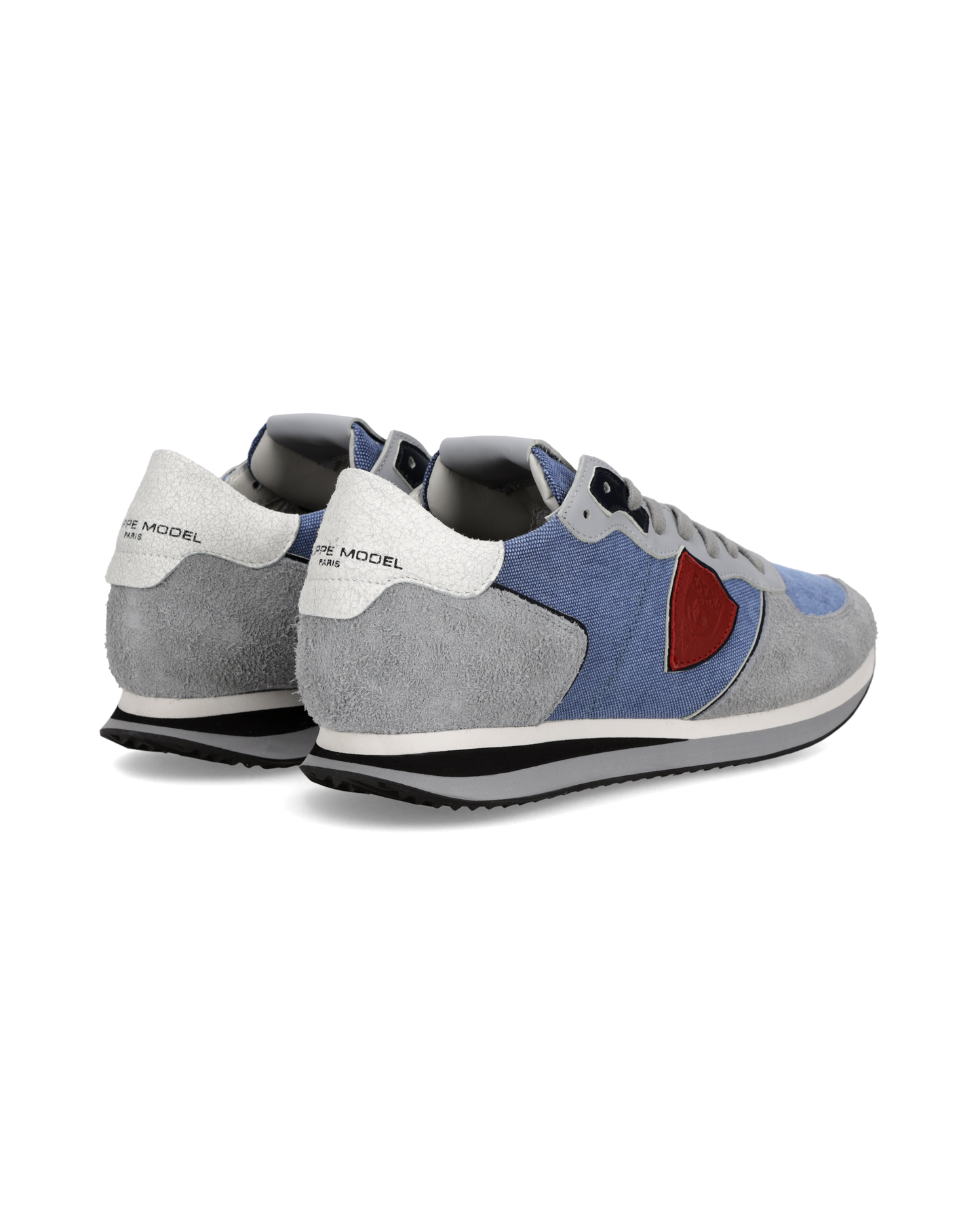 Sneakers Trpx Men, Denim Grey Red