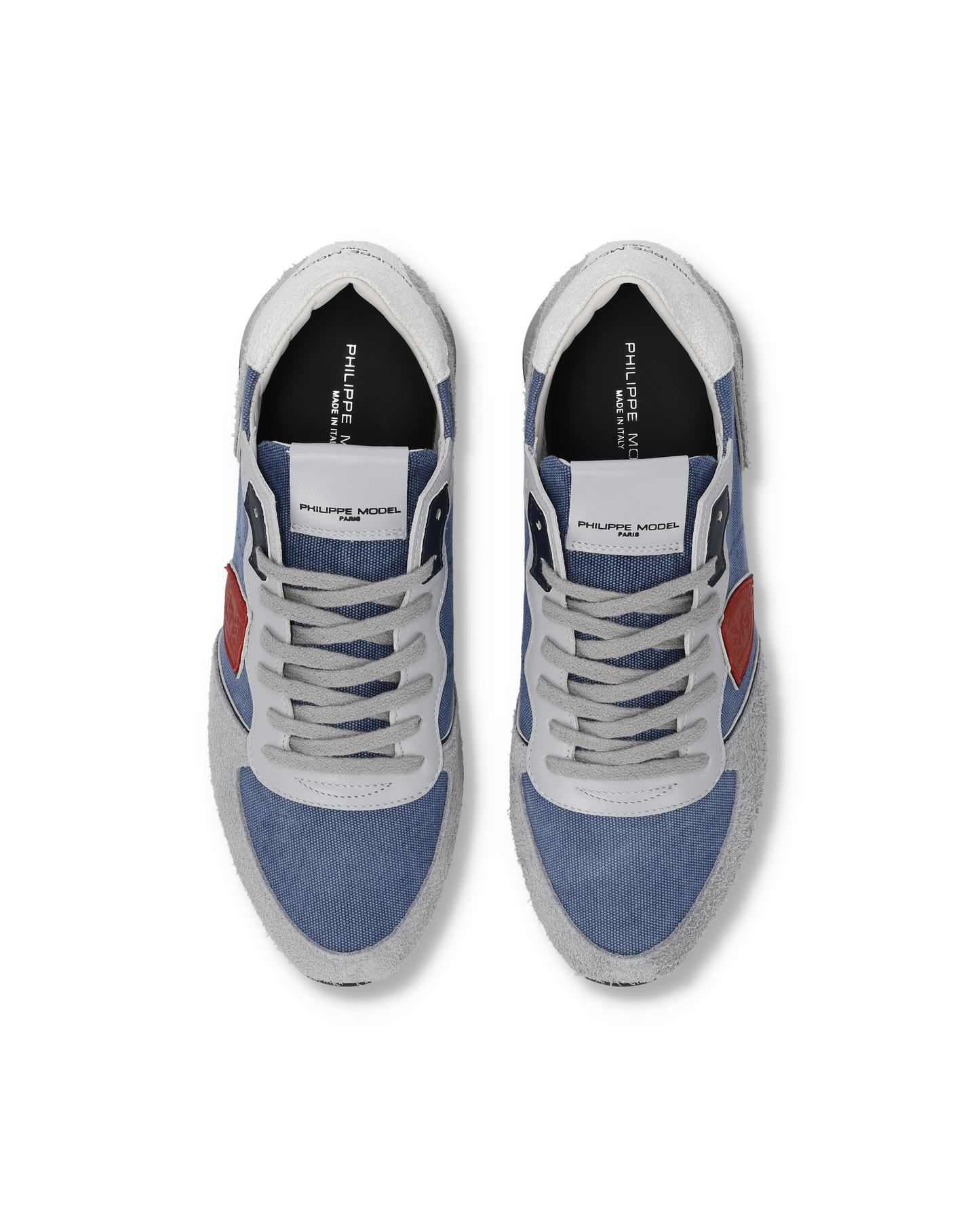 Sneakers Trpx Men, Denim Grey Red