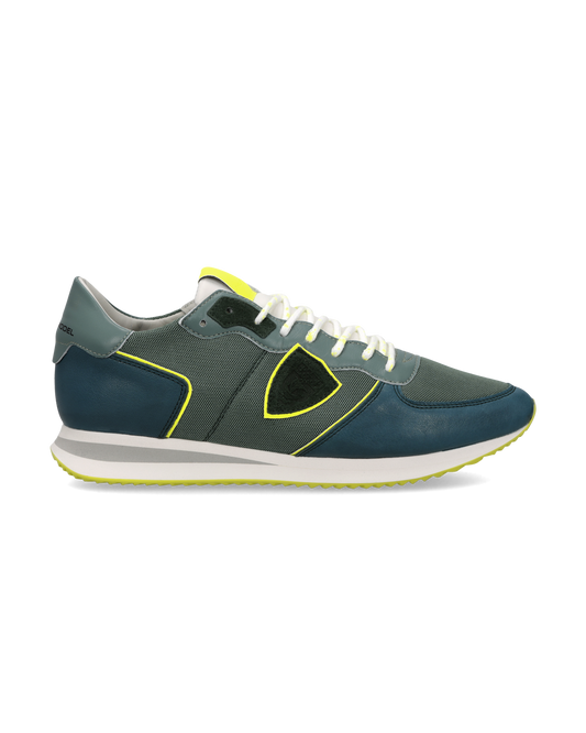 Zapatillas Trpx Para Hombre, Verde Turquesa Amarillo Fluorescente