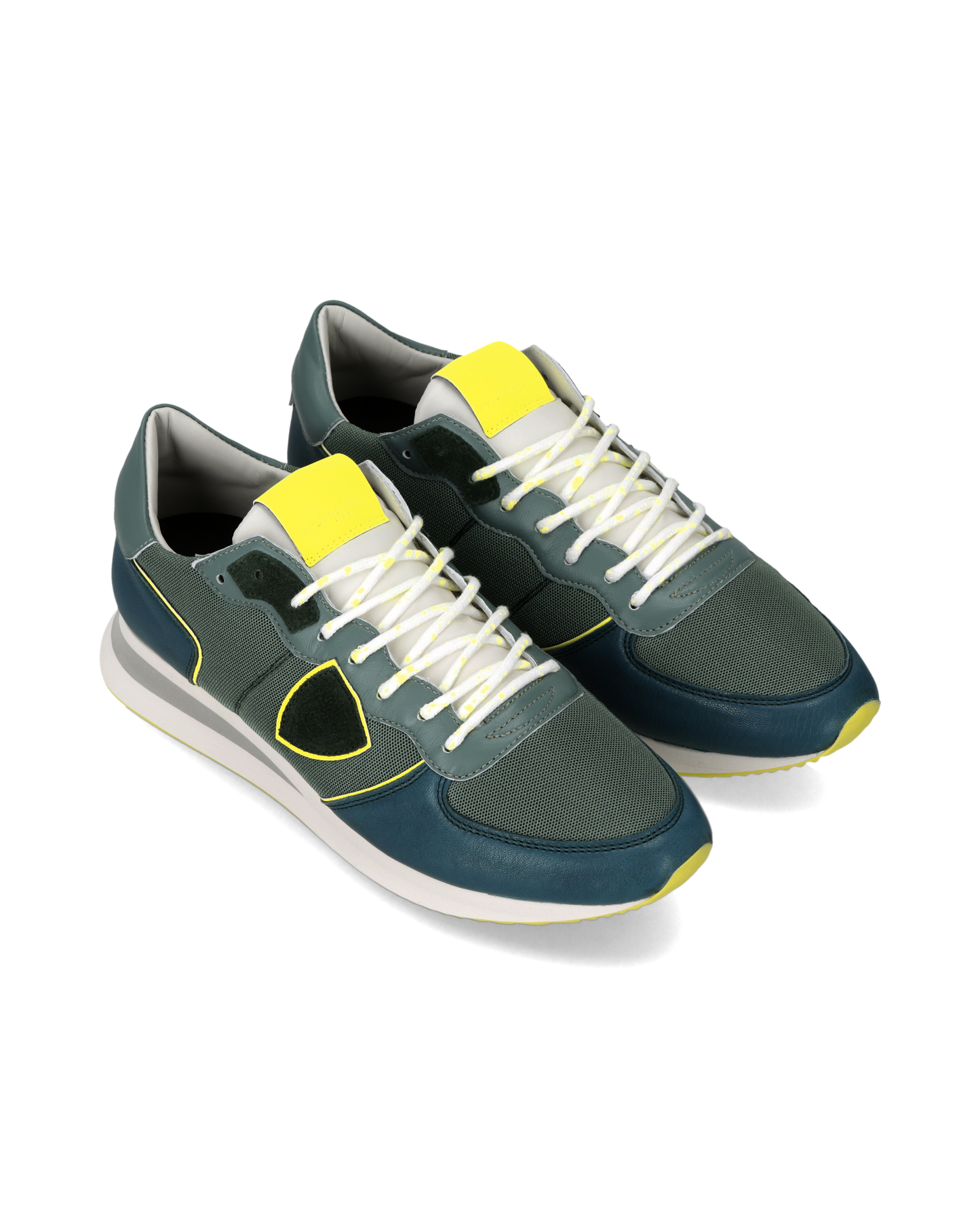 Sneakers Trpx Uomo, Verde Ottanio Giallo Fluo
