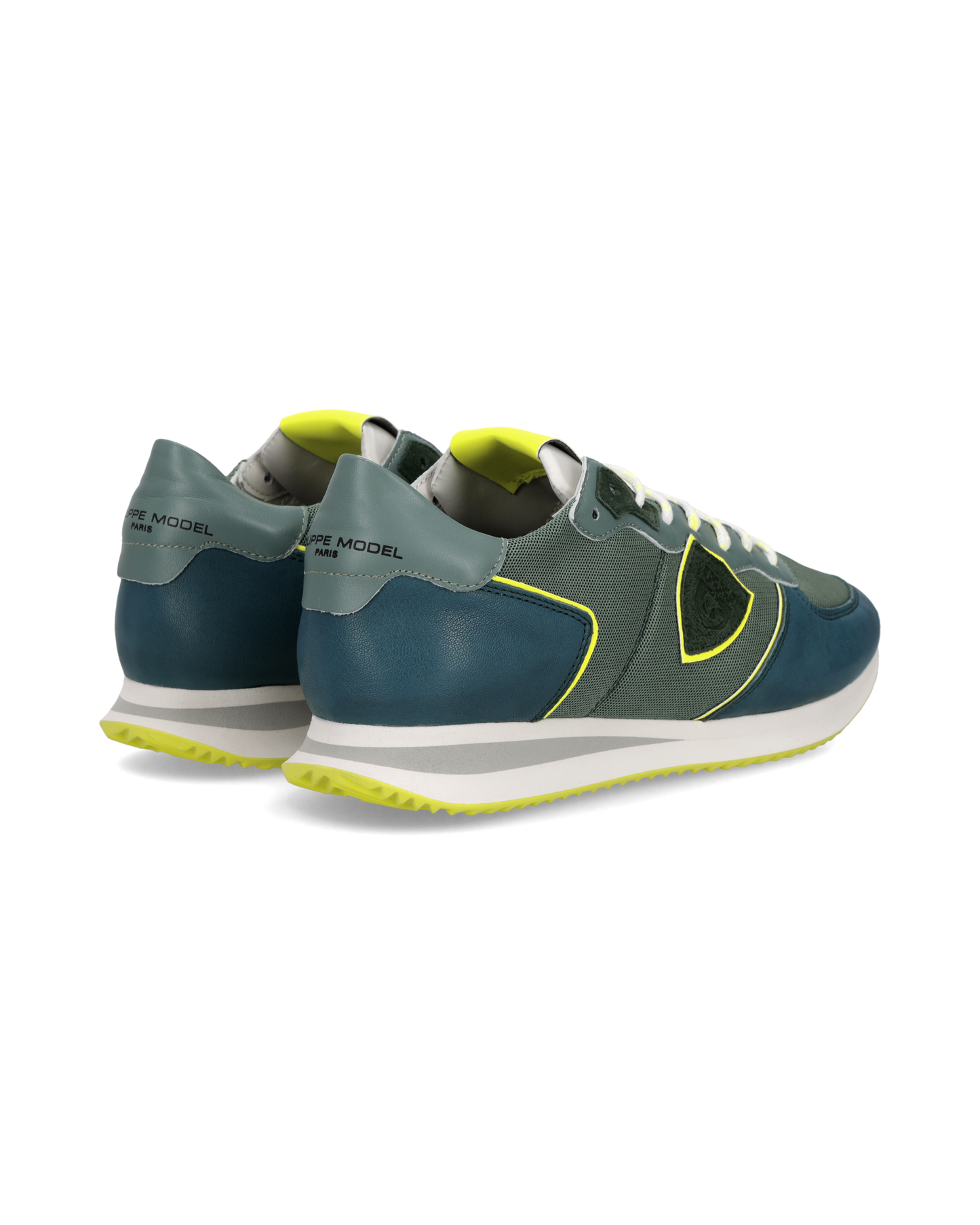 Sneakers Trpx Uomo, Verde Ottanio Giallo Fluo