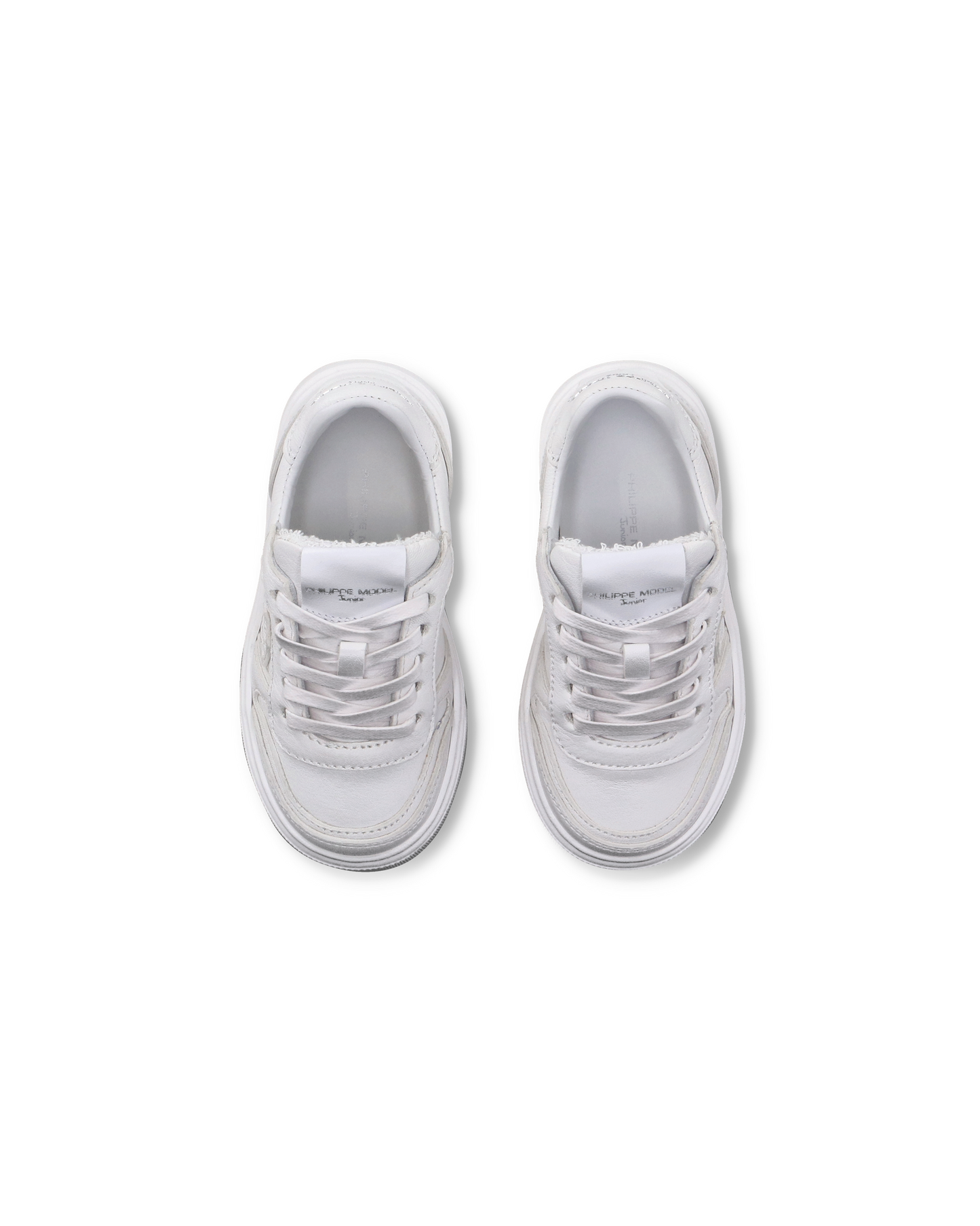 Sneakers basse Nice da Bambini in pelle, Bianco