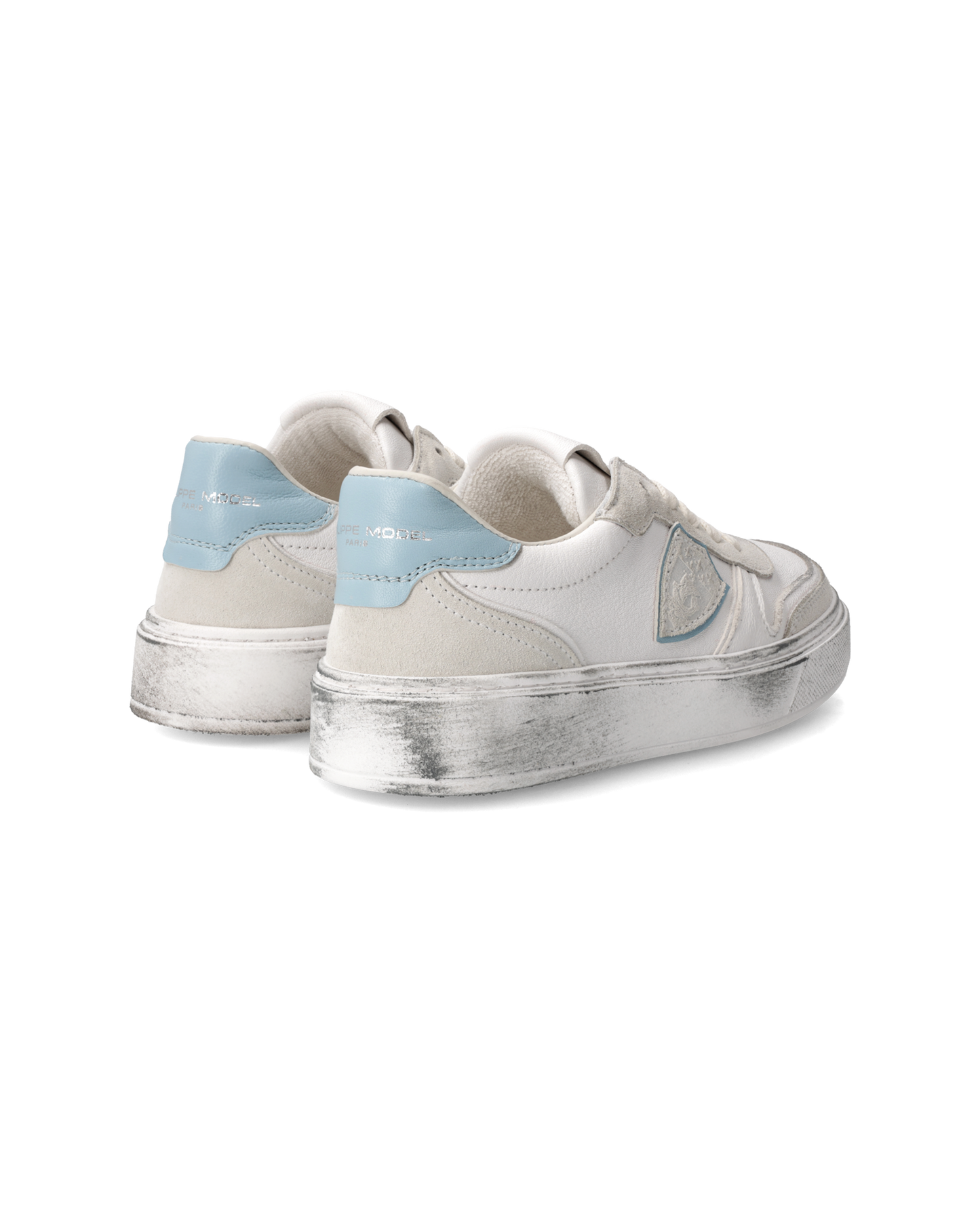 Sneakers Nice Kids, Bianco e Turchese