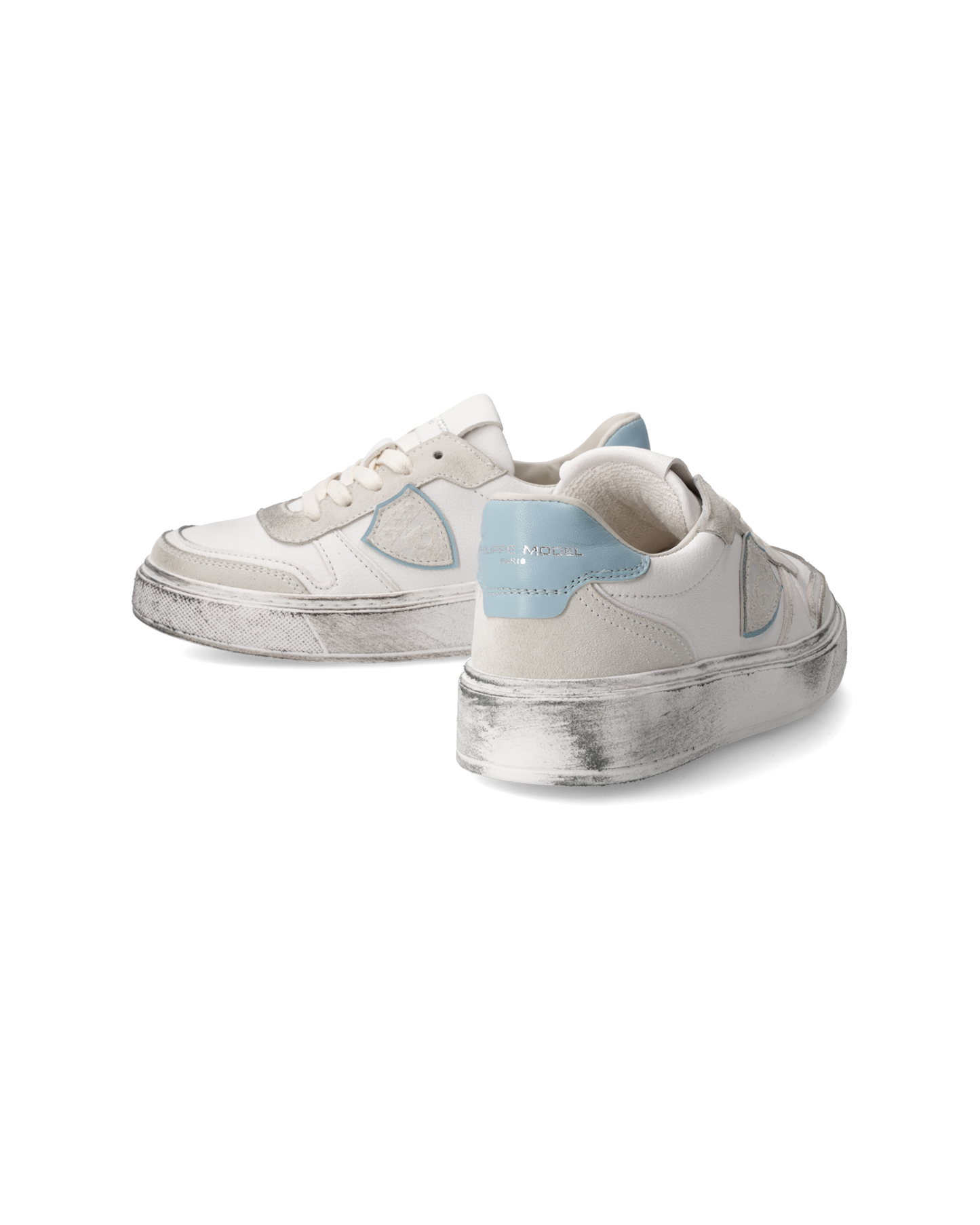 Sneakers Nice Kids, Bianco e Turchese