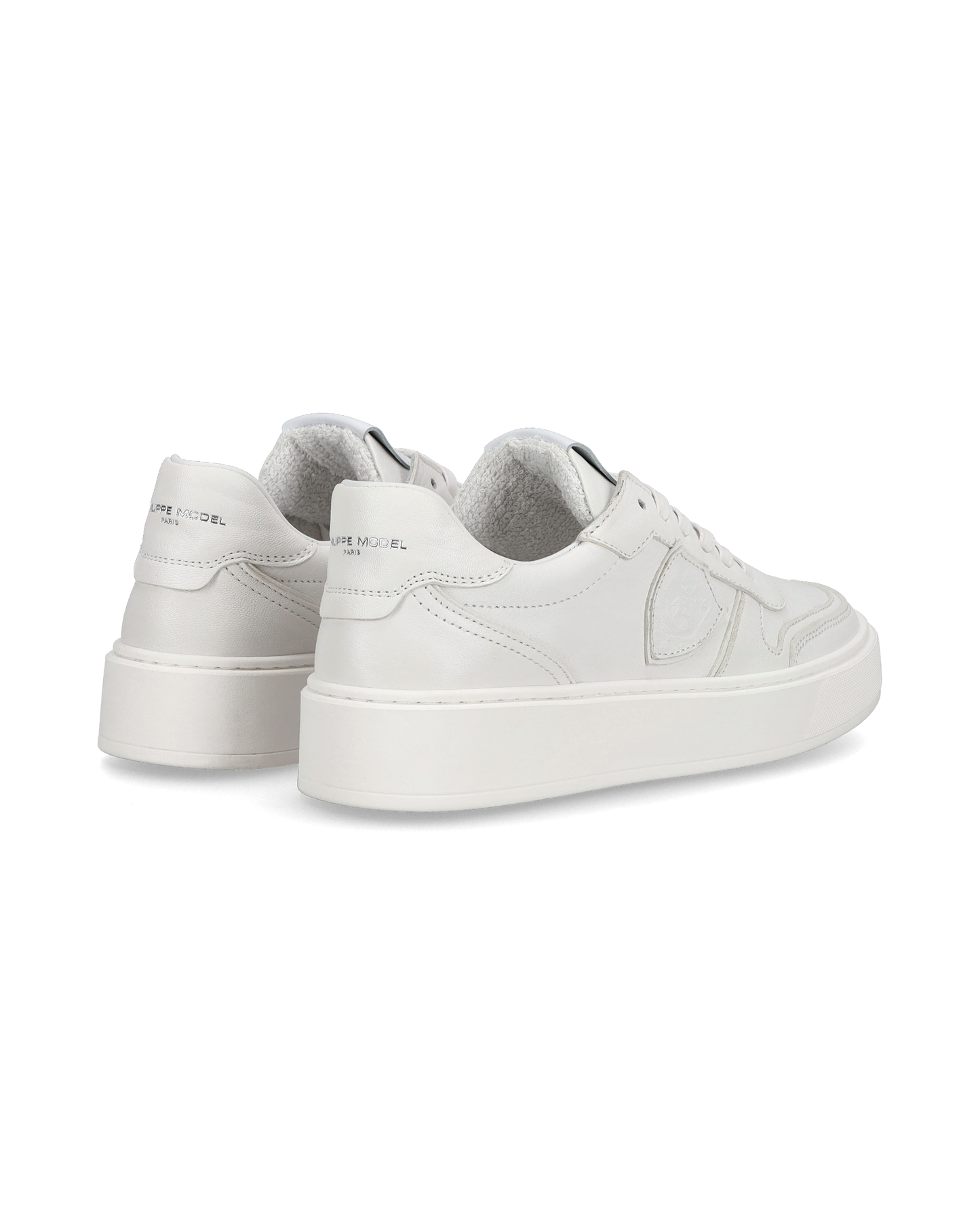 Sneakers basse Nice da Ragazzi in pelle, Bianco