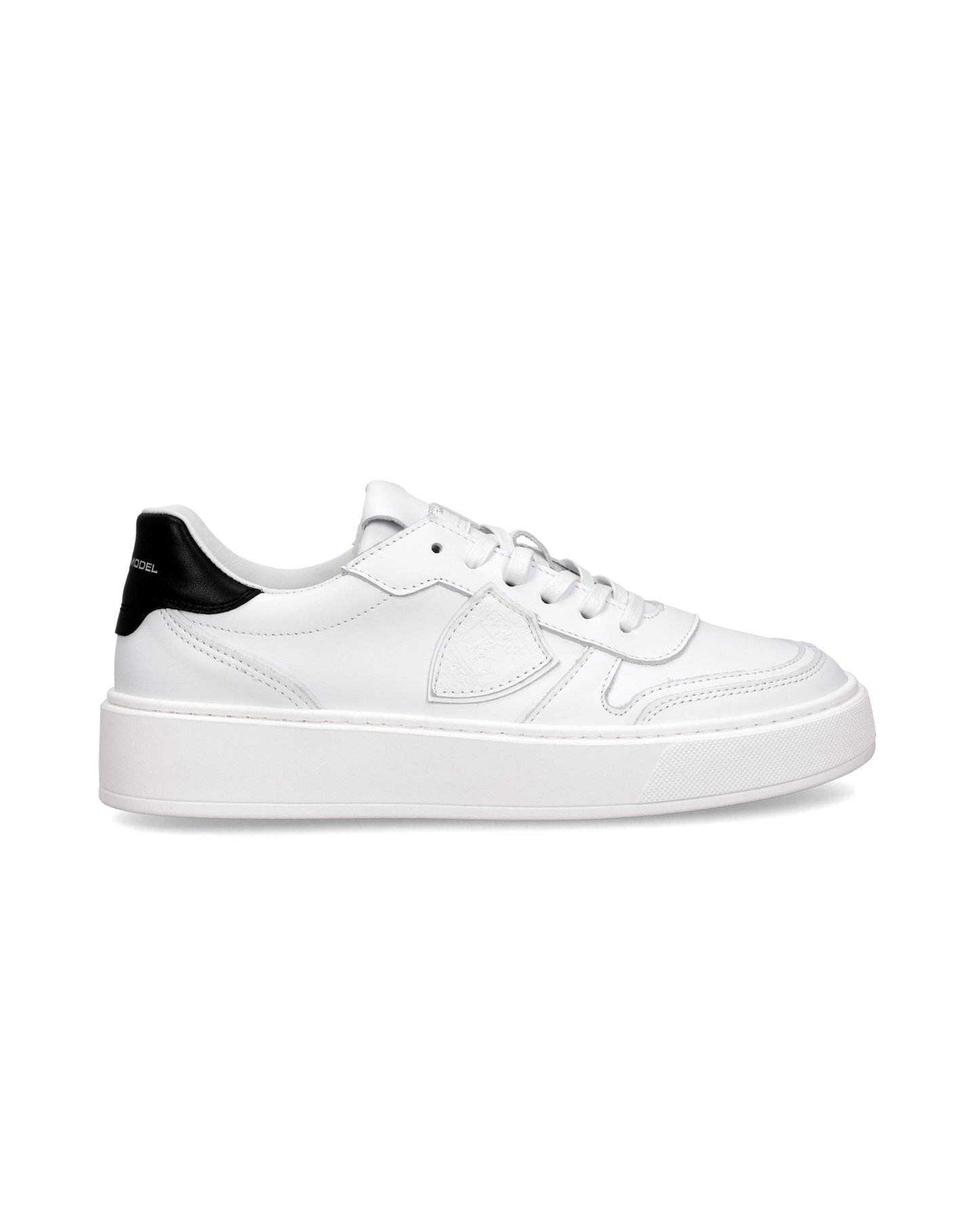 Sneaker Nice Junior, Bianco Nero
