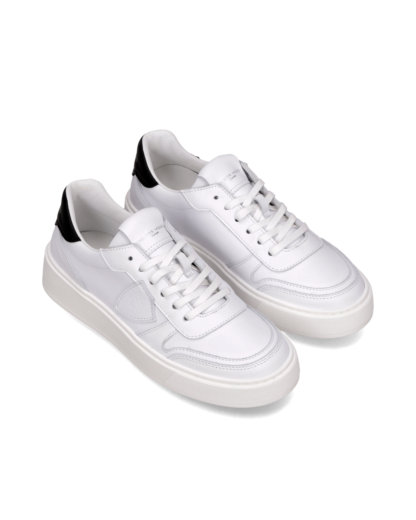 Sneaker Nice Junior, Bianco Nero