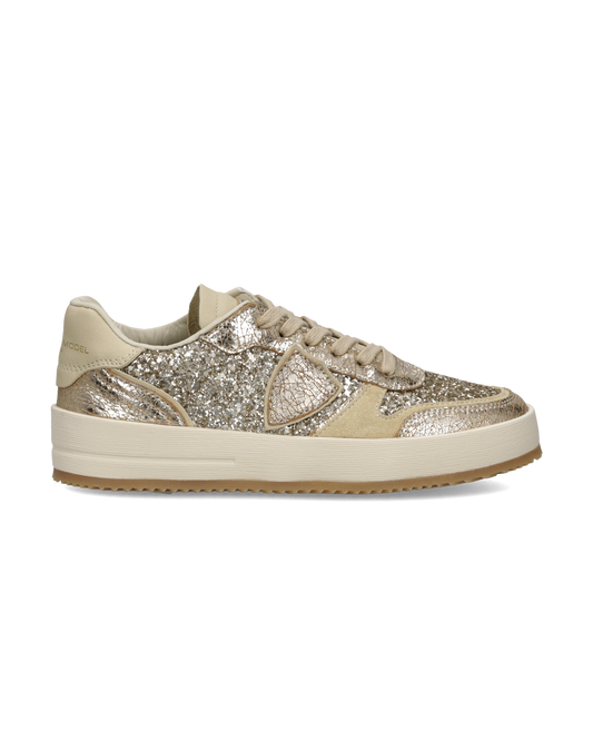 Sneakers Nice Donna, Platino