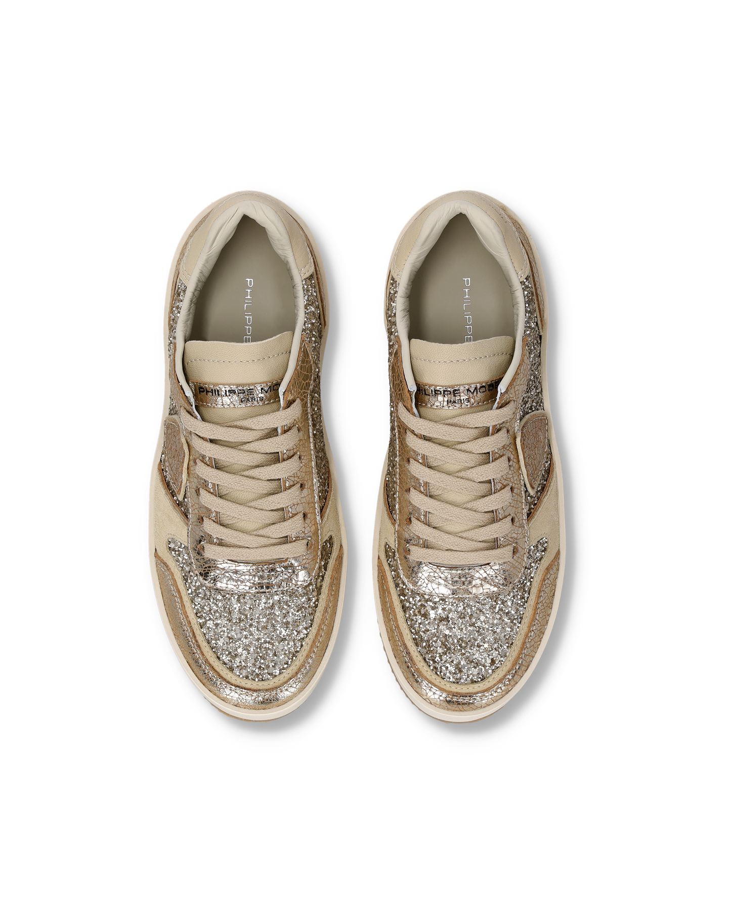 Sneakers Nice Donna, Platino