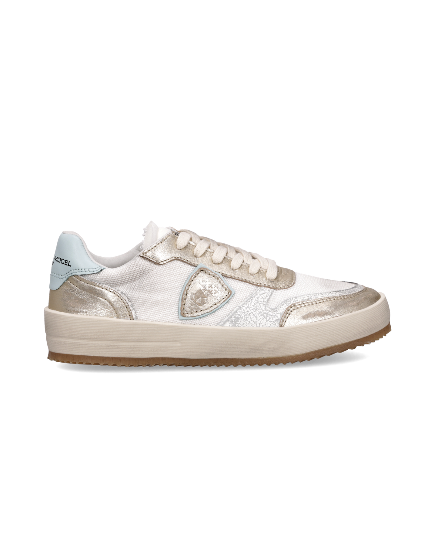 Sneakers Nice Donna, Bianco Verde Aqua 