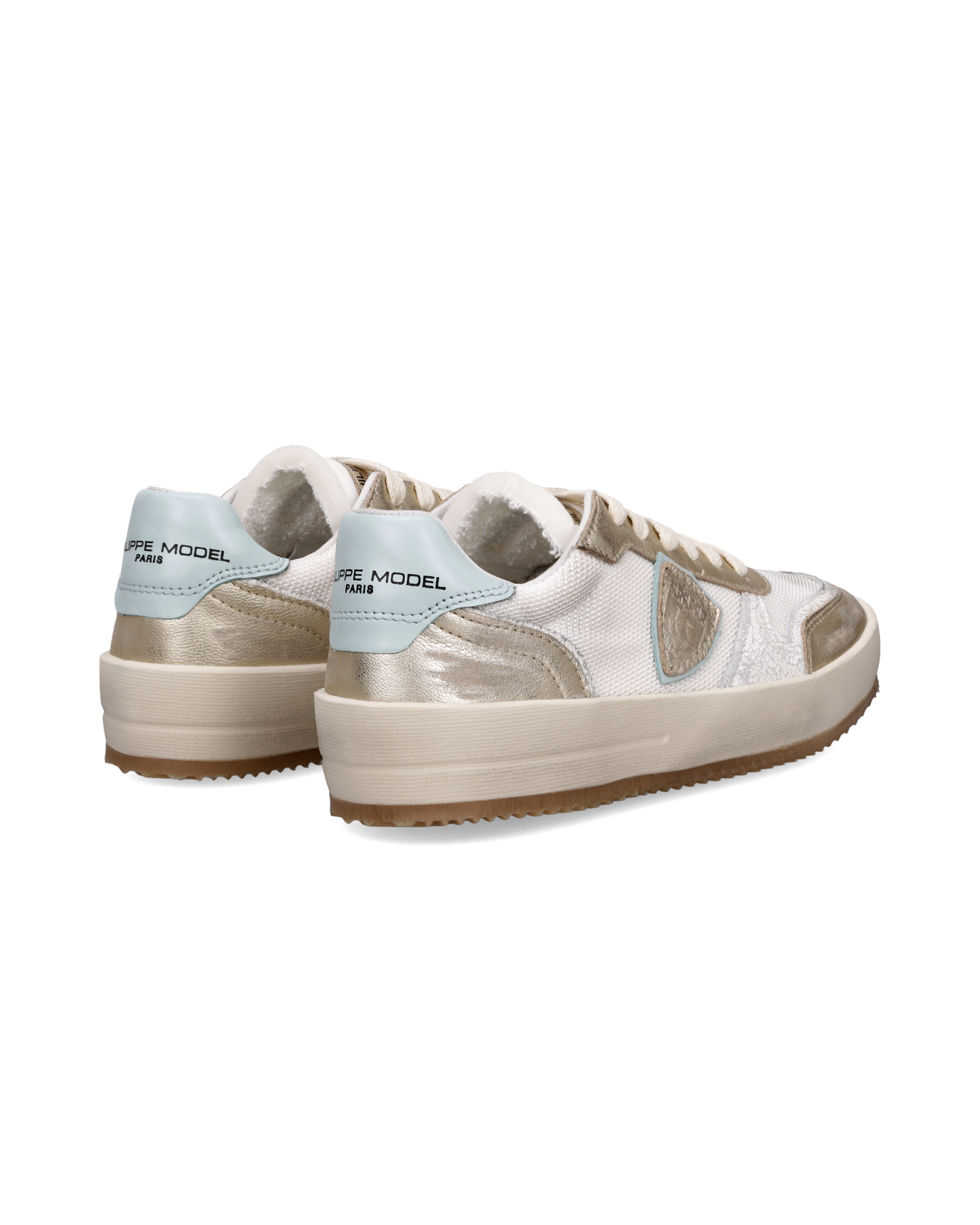 Sneakers Nice Donna, Bianco Verde Aqua 
