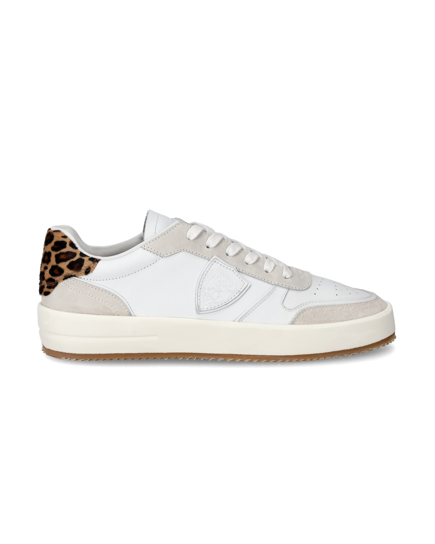 Sneaker bassa Nice donna - bianco e animalier