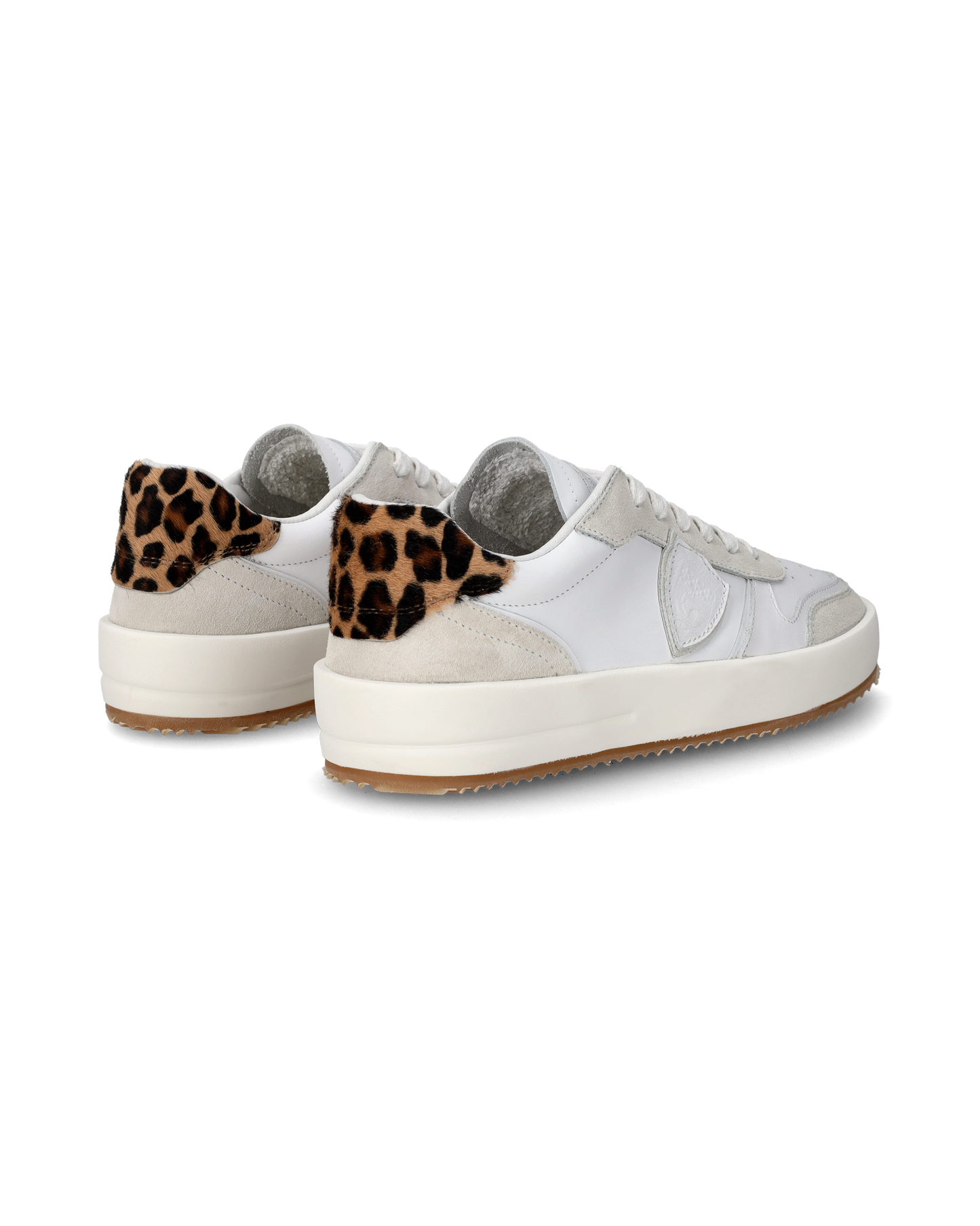 Sneaker bassa Nice donna - bianco e animalier