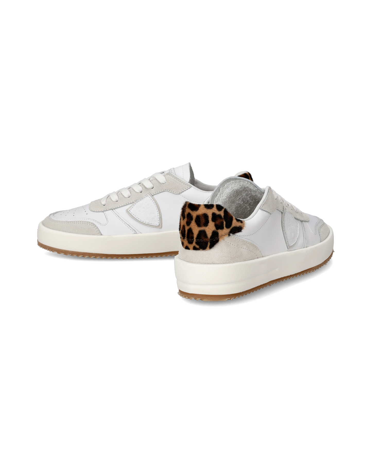 Sneaker bassa Nice donna - bianco e animalier