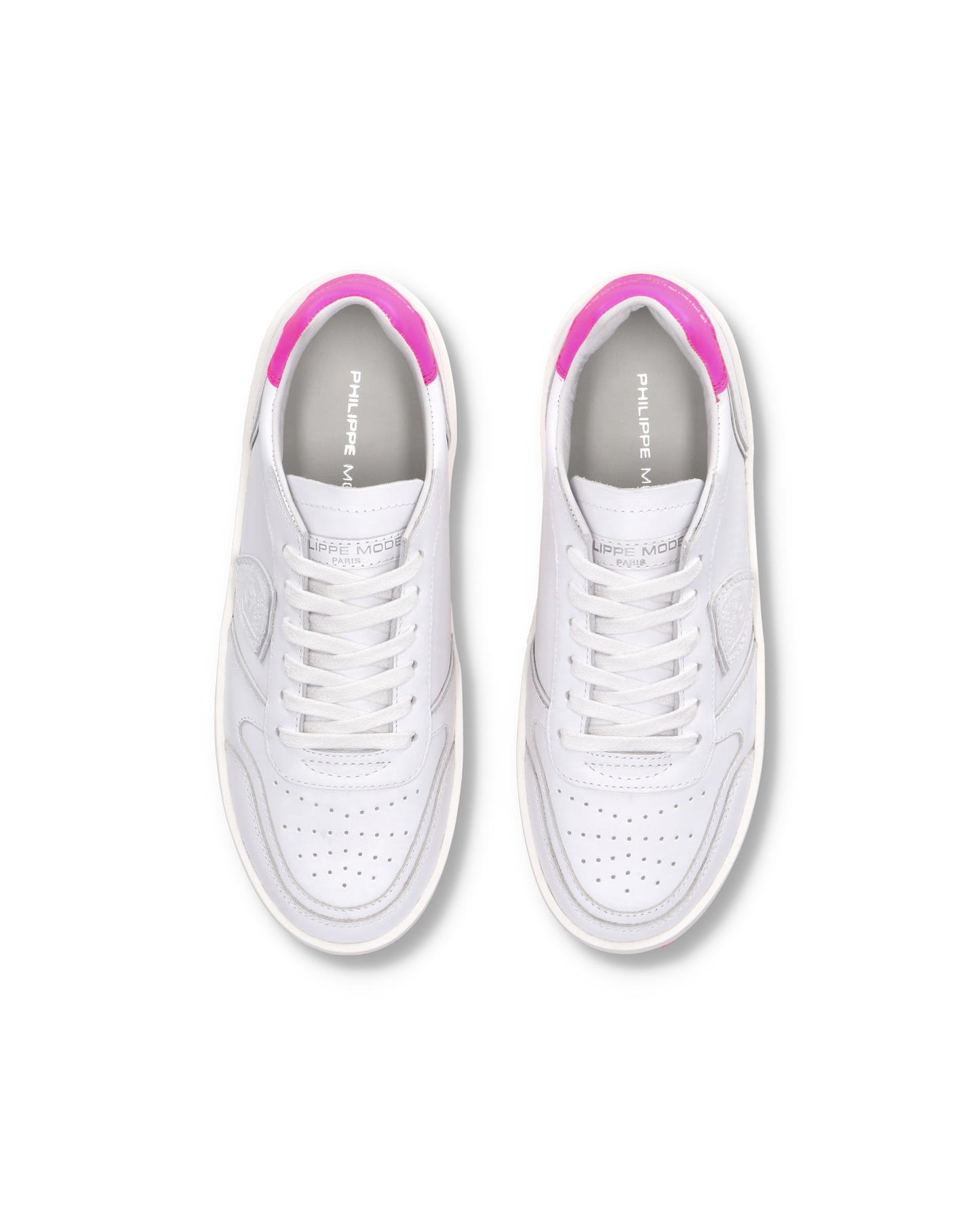 Sneaker bassa Nice donna - bianco e fucsia