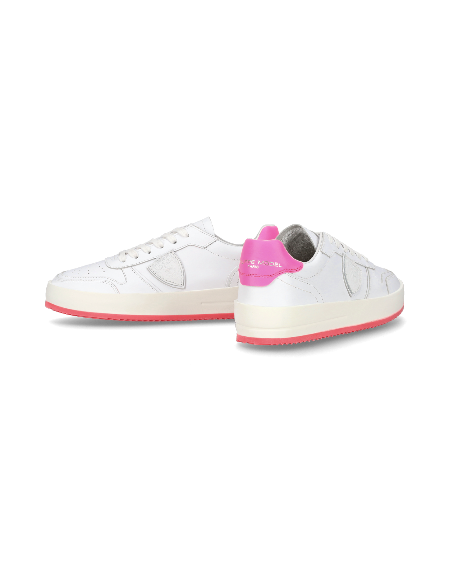 Sneaker bassa Nice donna - bianco e fucsia