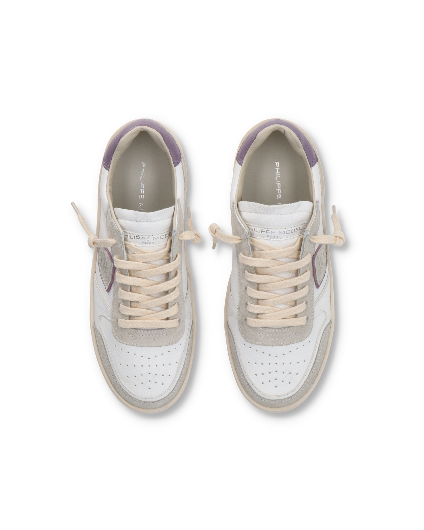 Sneakers Nice Tennis Women, White Violet